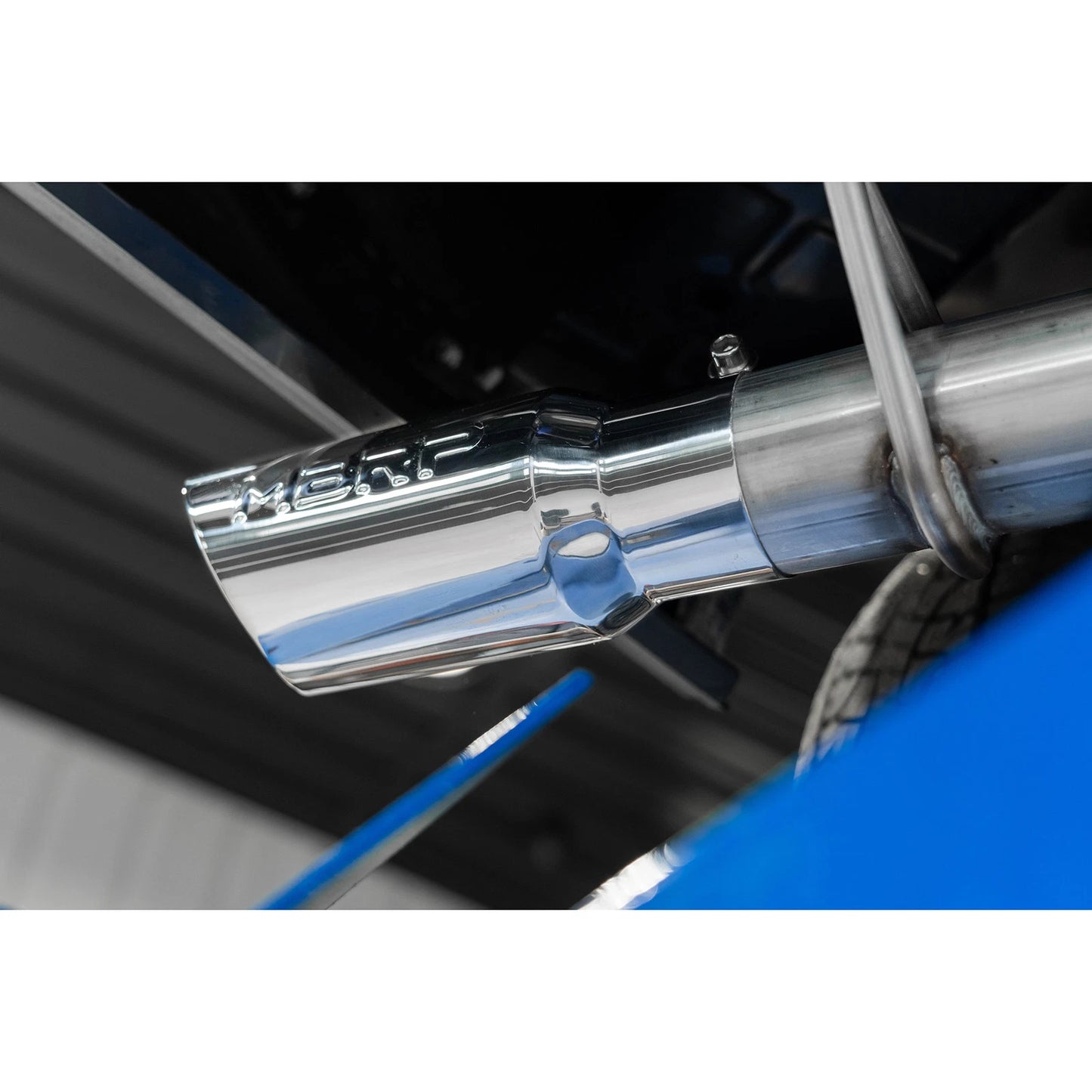 MBRP 2022+ Ford Maverick T304 4in OD Tip Single Side Exit 3in Cat Back Exhaust