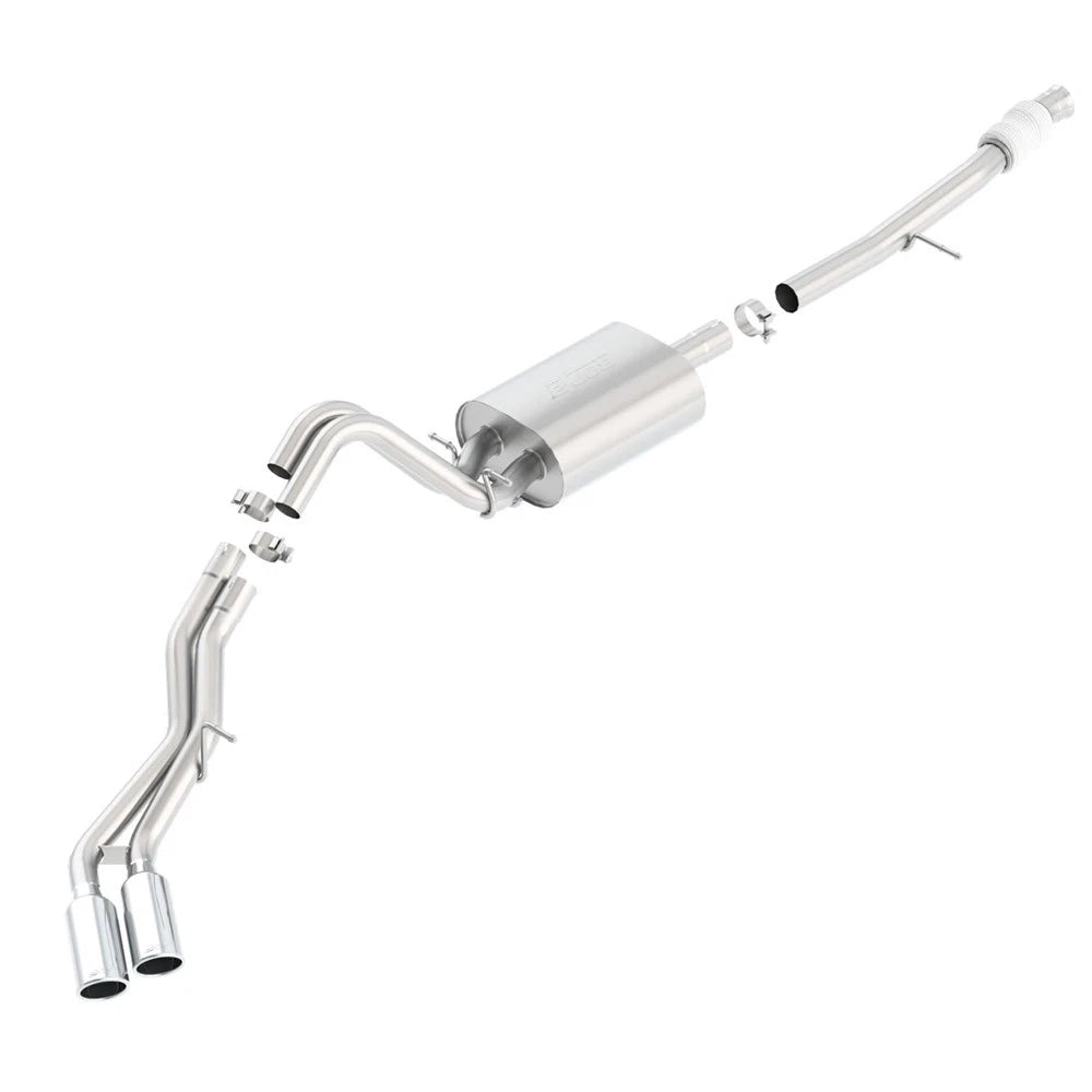 Borla Touring Cat Back 15-16 Chevy Suburban 5.3L V8 2.75in, 2.25in Dual Same Side Exit 4in Tips