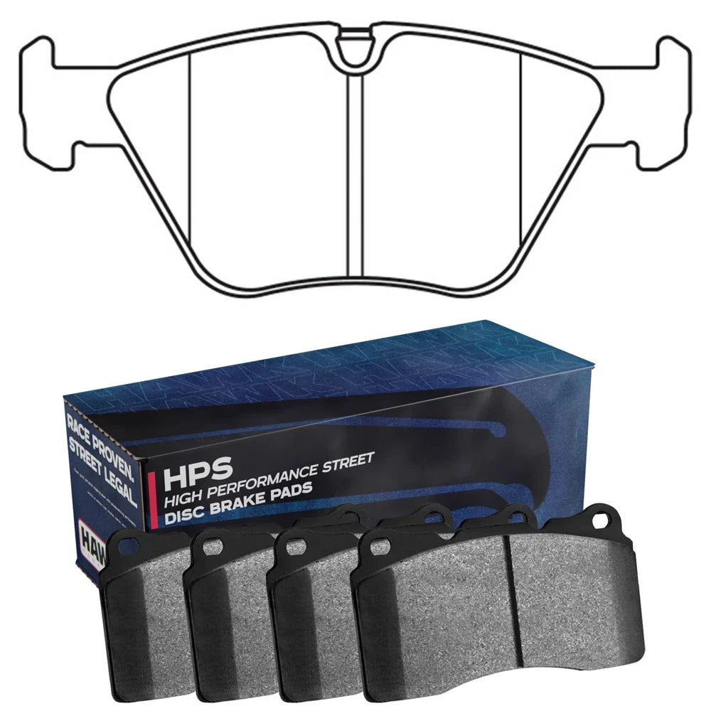 Hawk 01-06 BMW 330Ci / 01-05 330i/330Xi / 03-06 M3 HPS Street Front Brake Pads