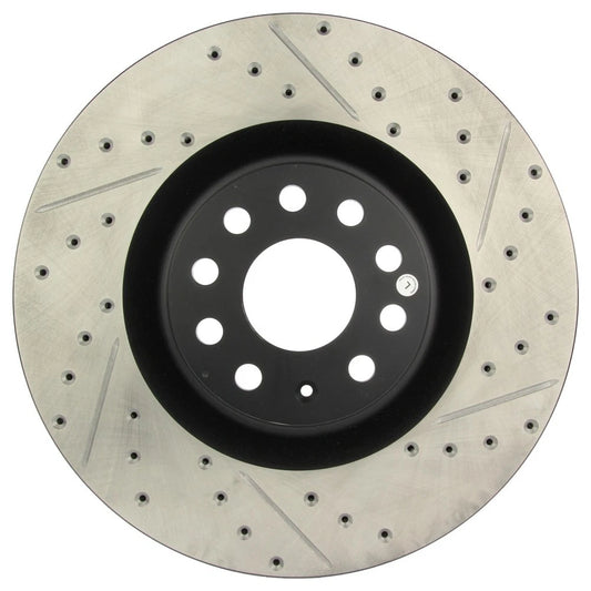 StopTech 09 VW Passat CC / 06-09 Passat Slotted & Drilled Left Front Rotor