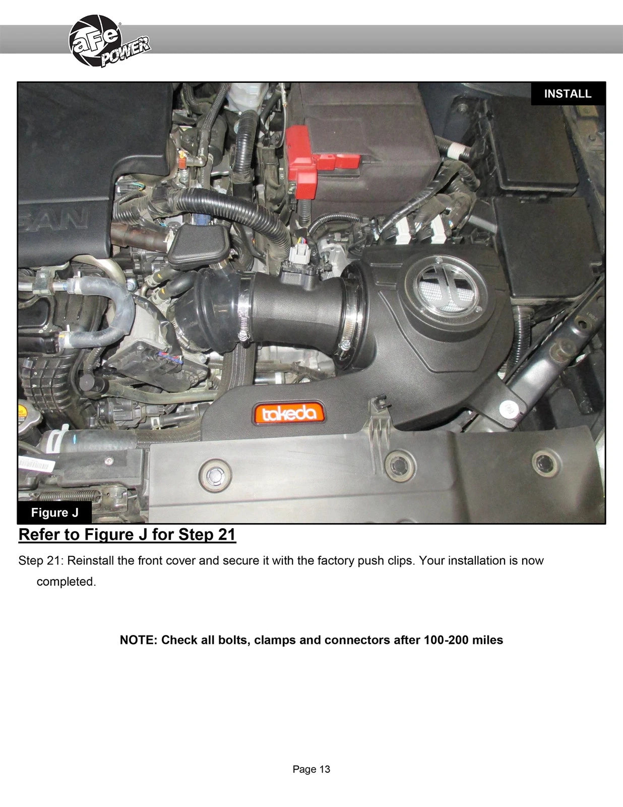 aFe Takeda Momentum Pro 5R Cold Air Intake System 19-20 Nissan Altima L4-2.5L