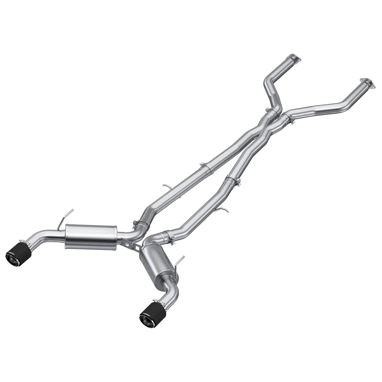 MBRP 16-19 Infiniti Q50 3.0L FWD/AWD 3in Cat Back w/ 4.5in OD Carbon Fiber Tips - T304