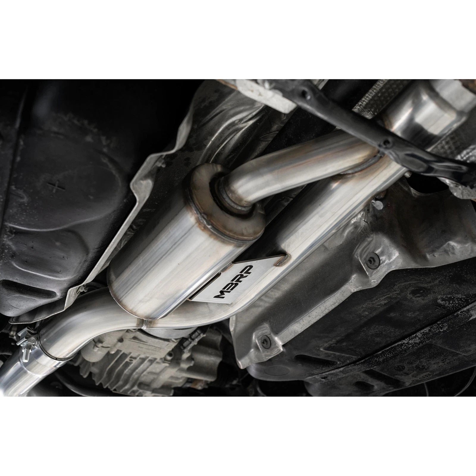 MBRP 15-18 Audi S3 SS 3in Quad Split Rear Exit w/ Carbon Fiber Tips - T304