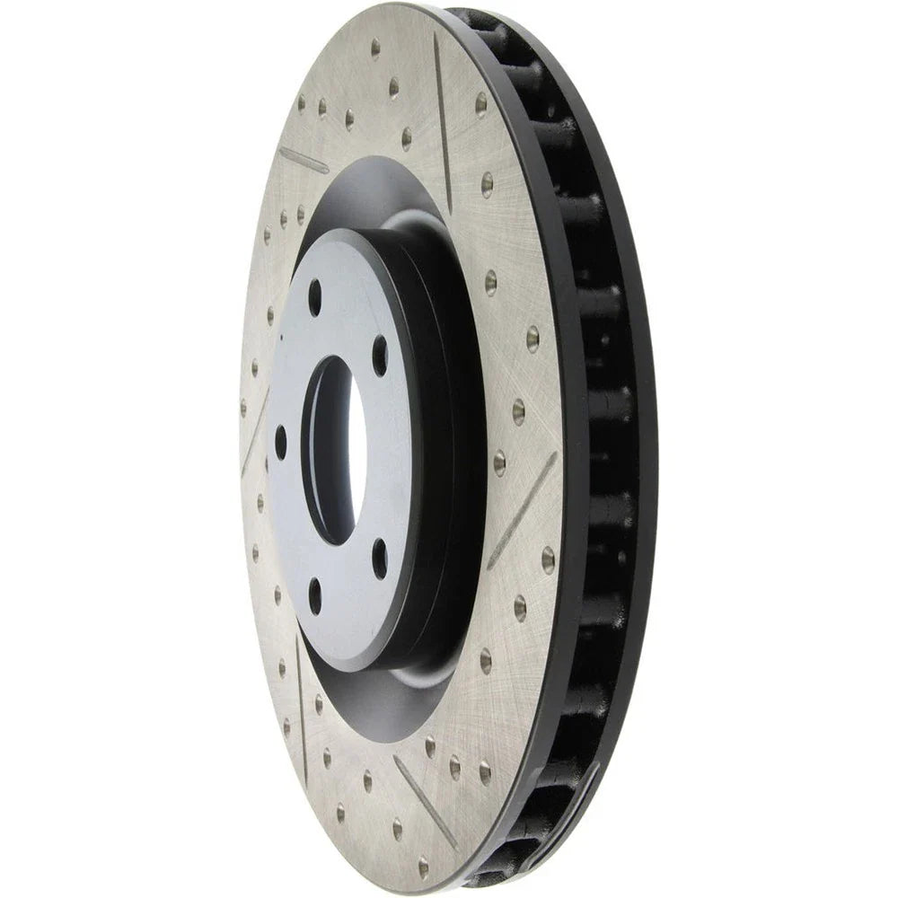 StopTech Power Slot 05-07 Cadillac XLR / 06-09 Chevy Corvette Front Right Drilled & Slotted Rotors