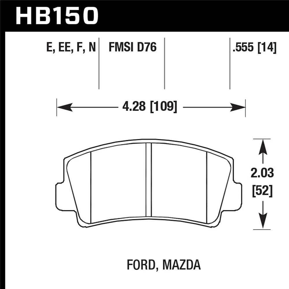 Hawk HPS Street Brake Pads