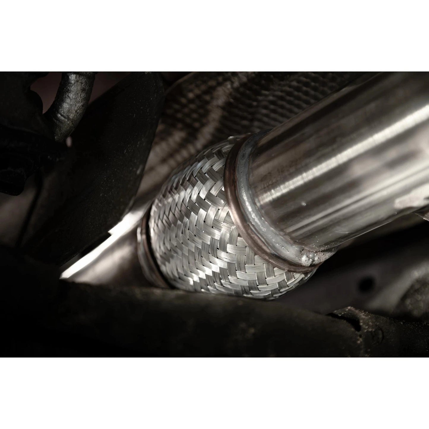 MBRP 19-24 GM 1500 Silverado/Sierra 2.7L Blk-Coated Alum. Steel 3in Cat-Back Single Side 4in Blk Tip