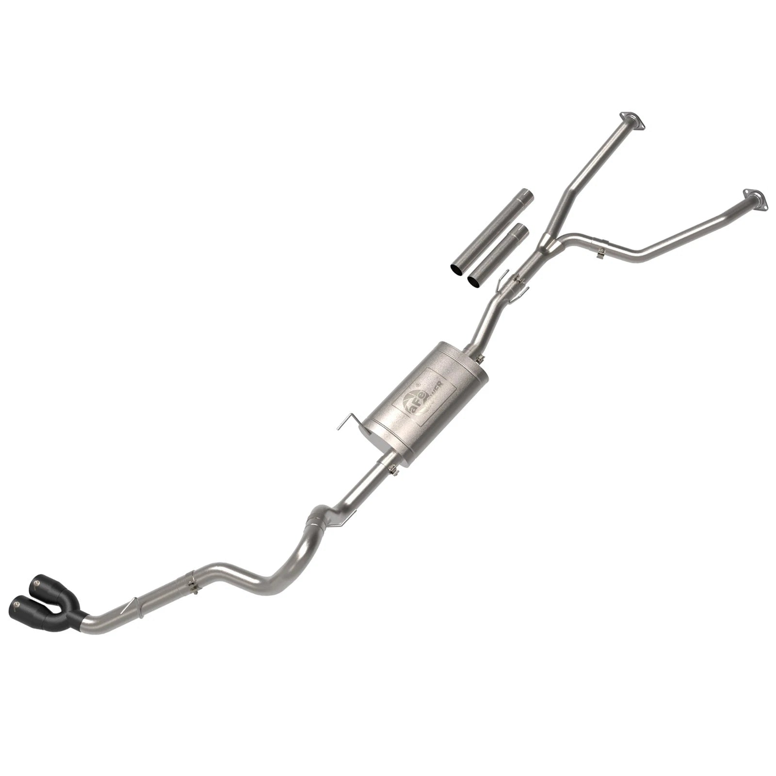 aFe 2022 Toyota Tundra V6-3.5L (tt) Vulcan Series 2.5in to 3in 304 SS Cat-Back Exhaust w/ Black Tip