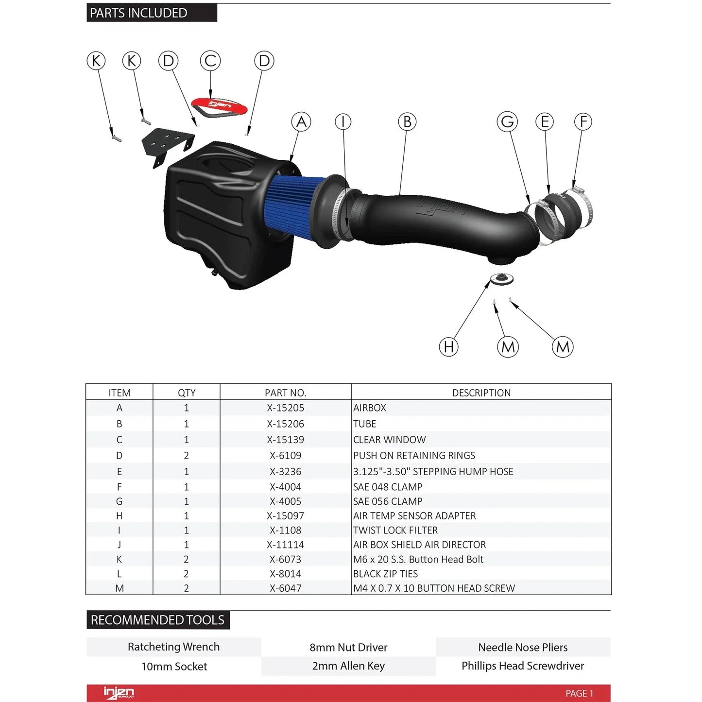 Injen 12-18 Jeep Wrangler JK V6-3.6L Evolution Intake- Oiled