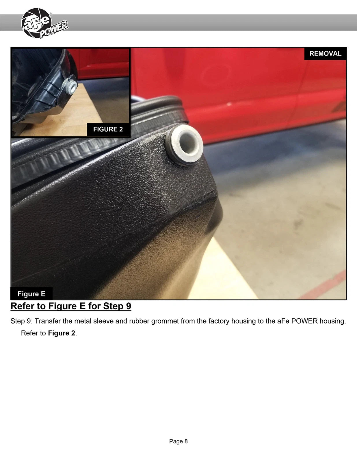 aFe 23-24 Ford F150 Raptor R Supercharged Red Carbon Track Series Air Intake w/ P5R Filter (MOQ 24)