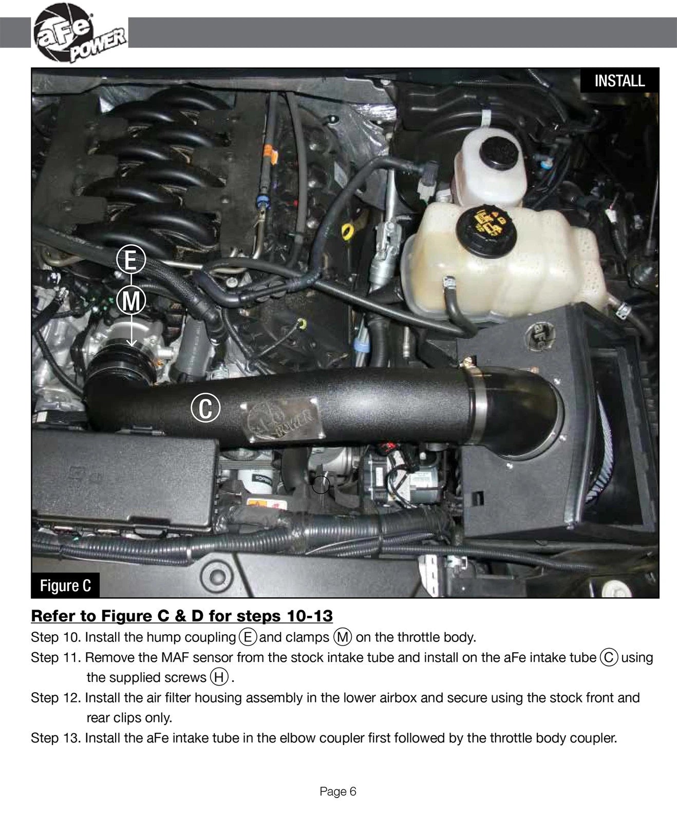 aFe MagnumFORCE Intakes Stage-2 P5R AIS P5R Ford F-150 11-12 V8-5.0L (blk)