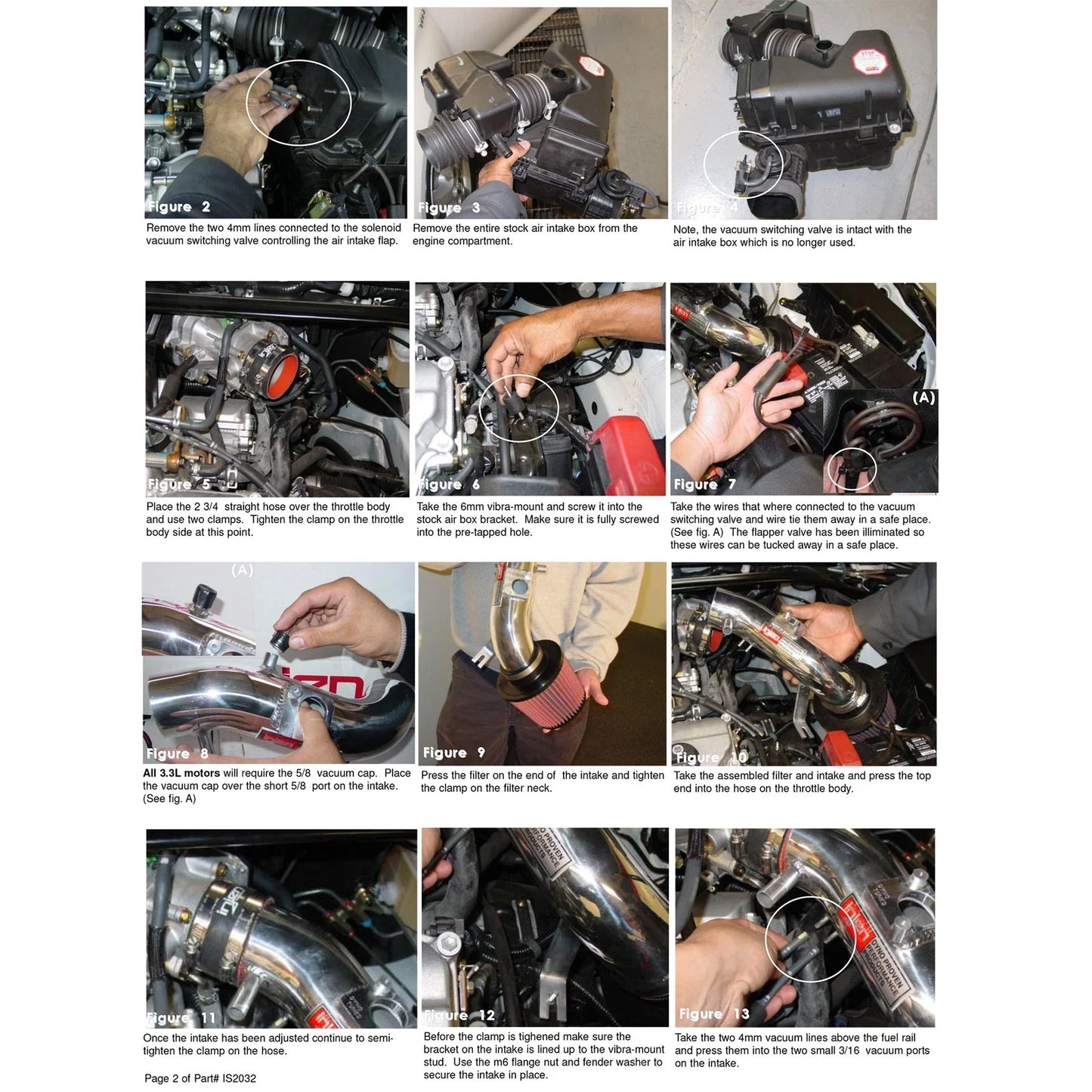 Injen 03-05 Camry 3.0L 3.3L V6 04-05 Solara 3.3L V6 Polished Short Ram Intake