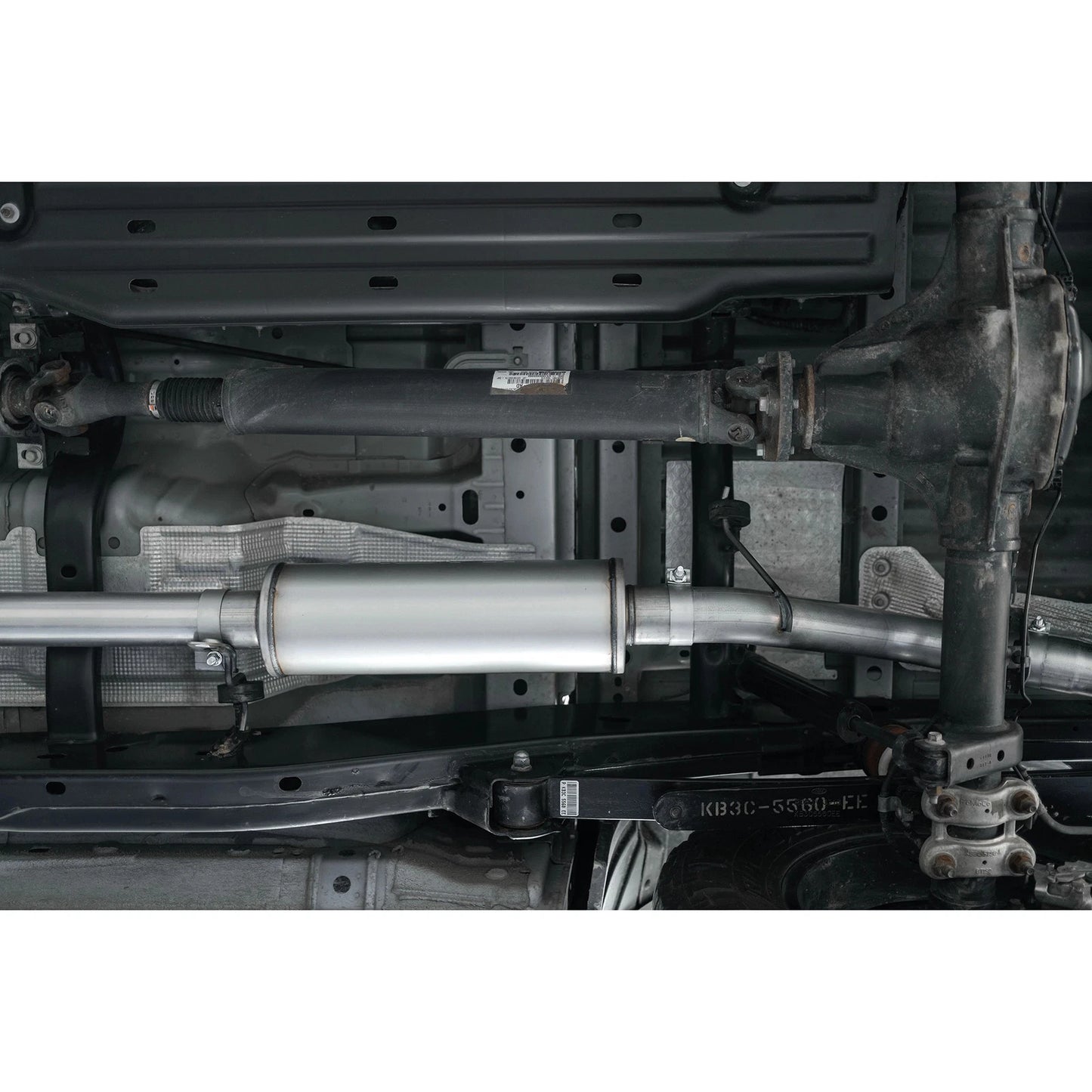 MBRP 2019 Ford Ranger Ecoboost 2.3L 4in OD Tip Single Side Exit 3in AL Cat Back