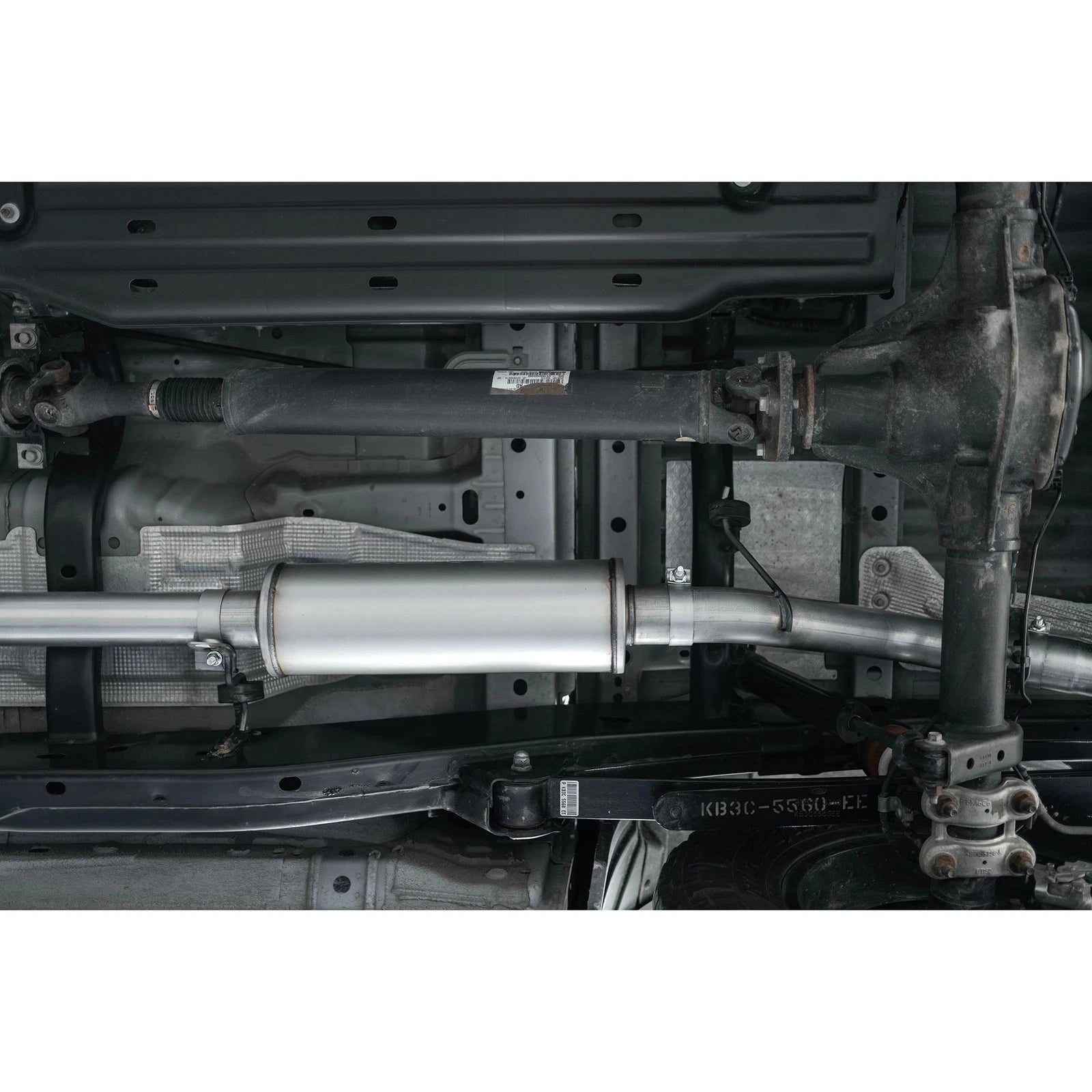 MBRP 2019 Ford Ranger Ecoboost 2.3L 4in OD Tip Single Side Exit 3in AL Cat Back