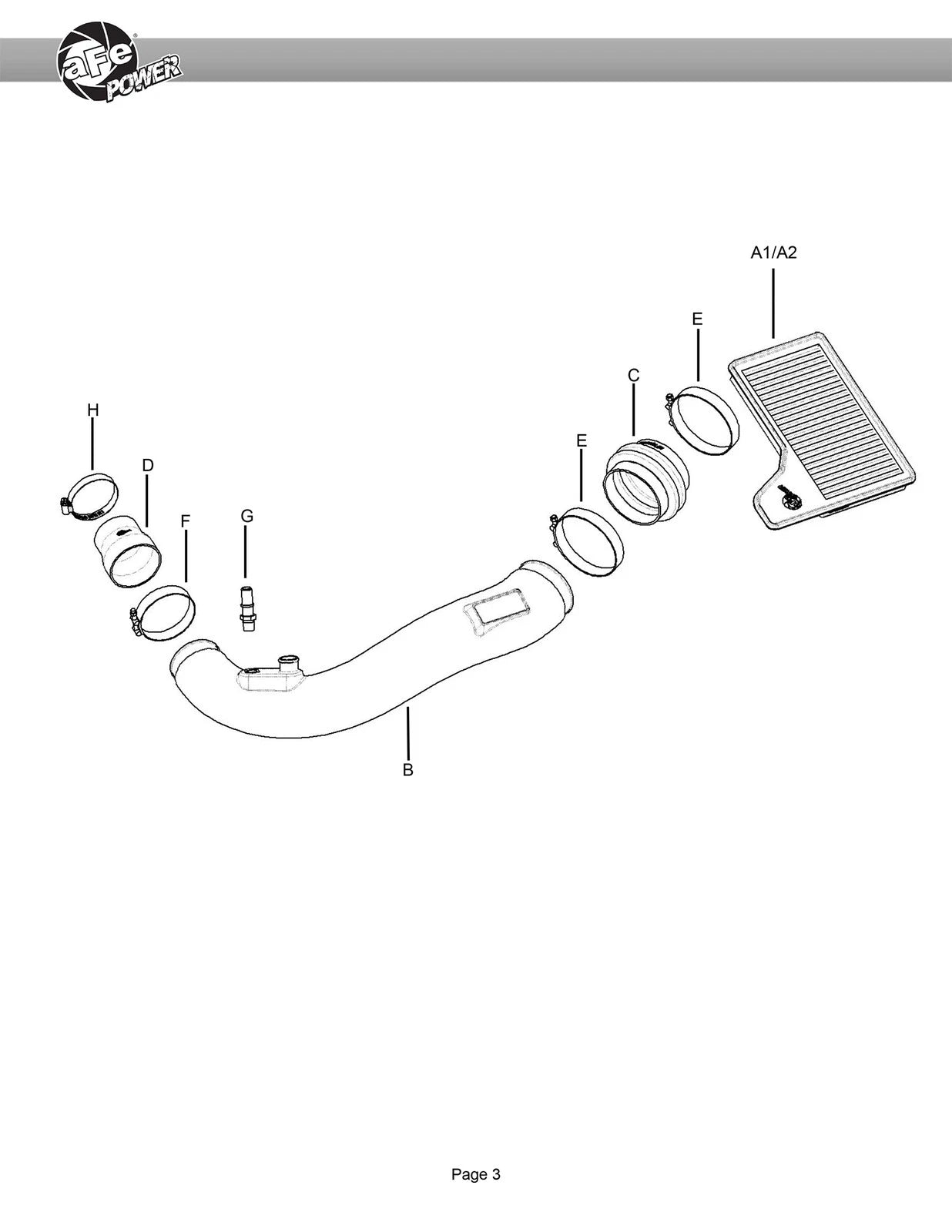 aFe Super Stock Induction System Pro 5R Media 15-20 Ford Mustang L4-2.3L (t)
