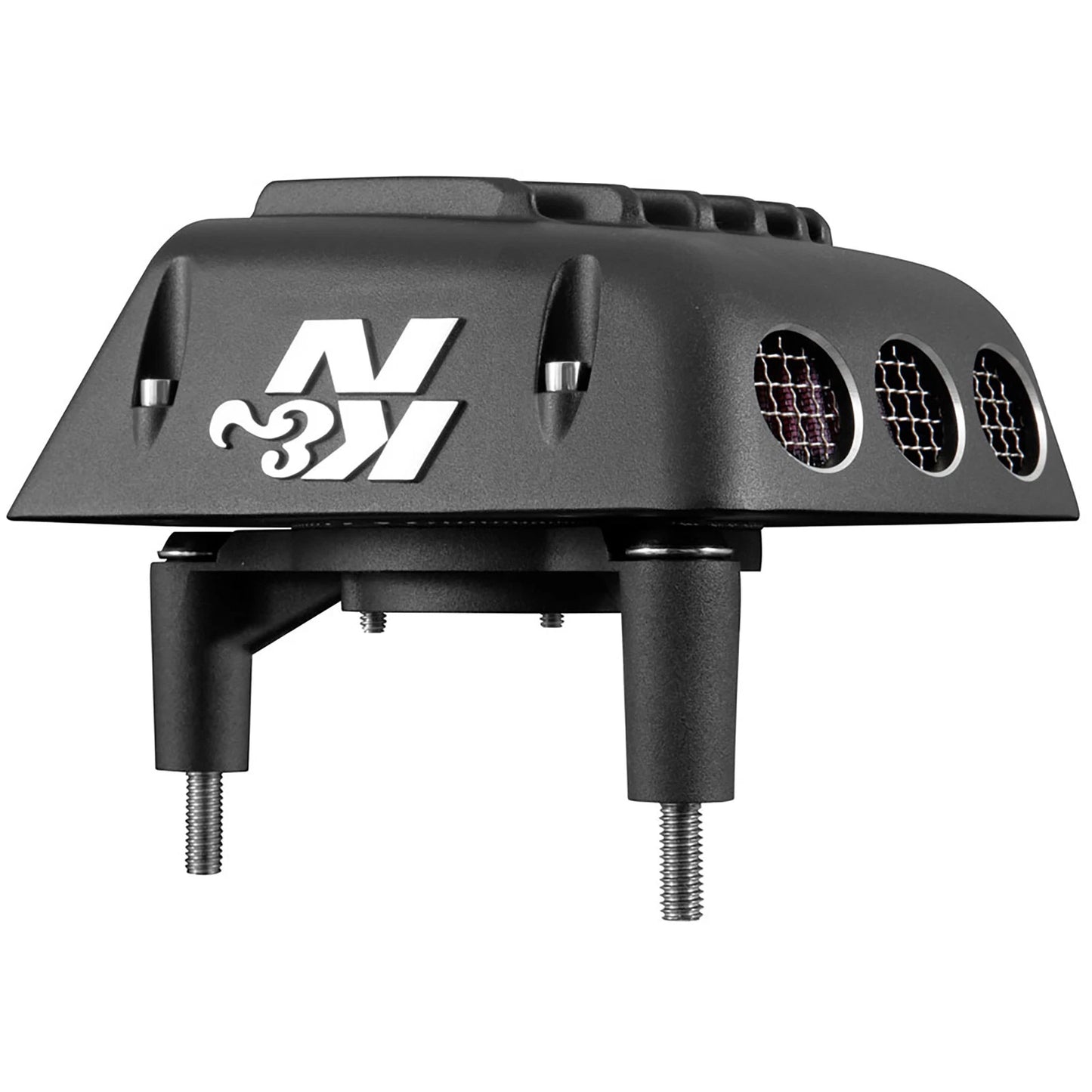 K&N Street Metal Intake System for 01-16 Harley-Davidson Softail/Dyna - Shaker Black
