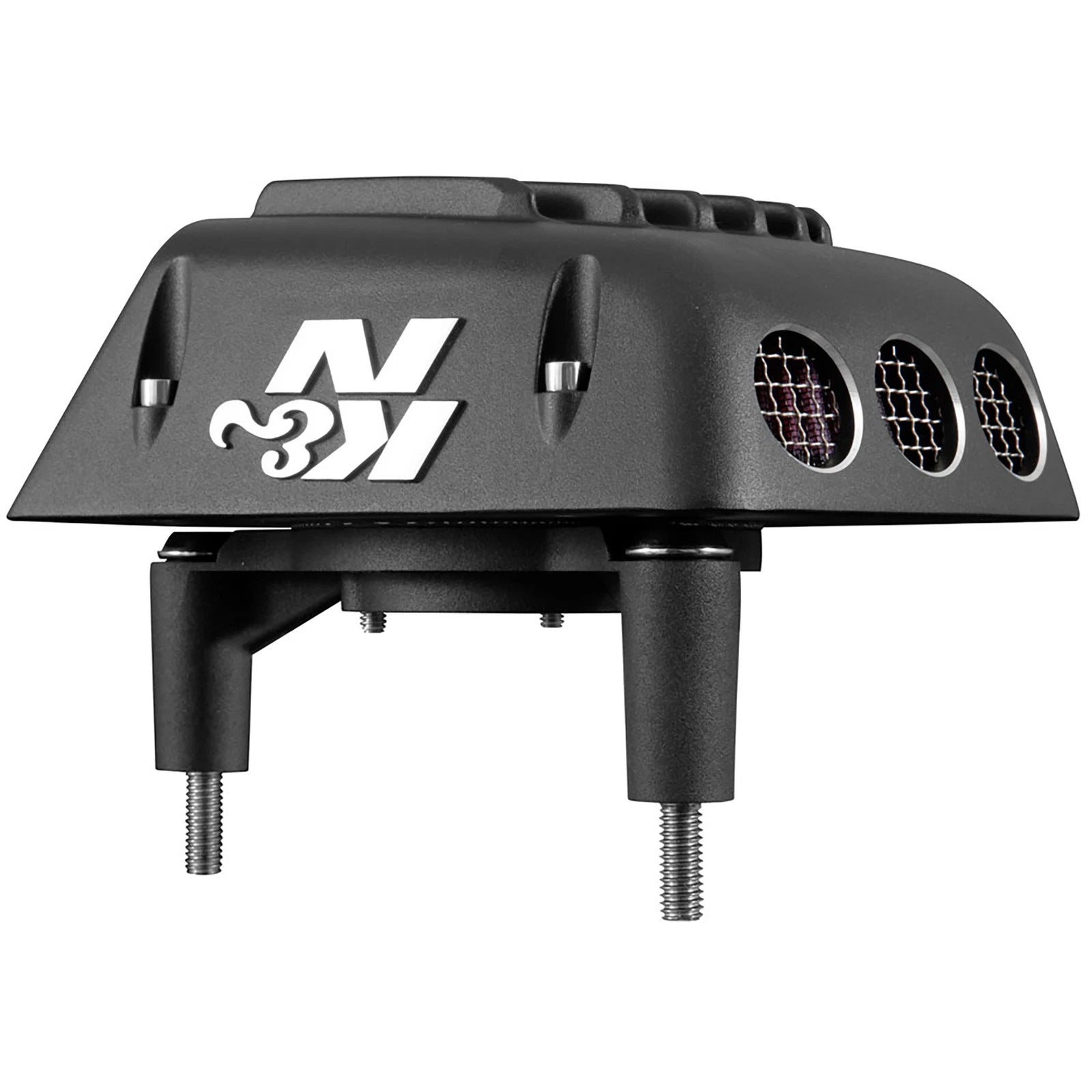 K&N Street Metal Intake System for 01-16 Harley-Davidson Softail/Dyna - Shaker Black