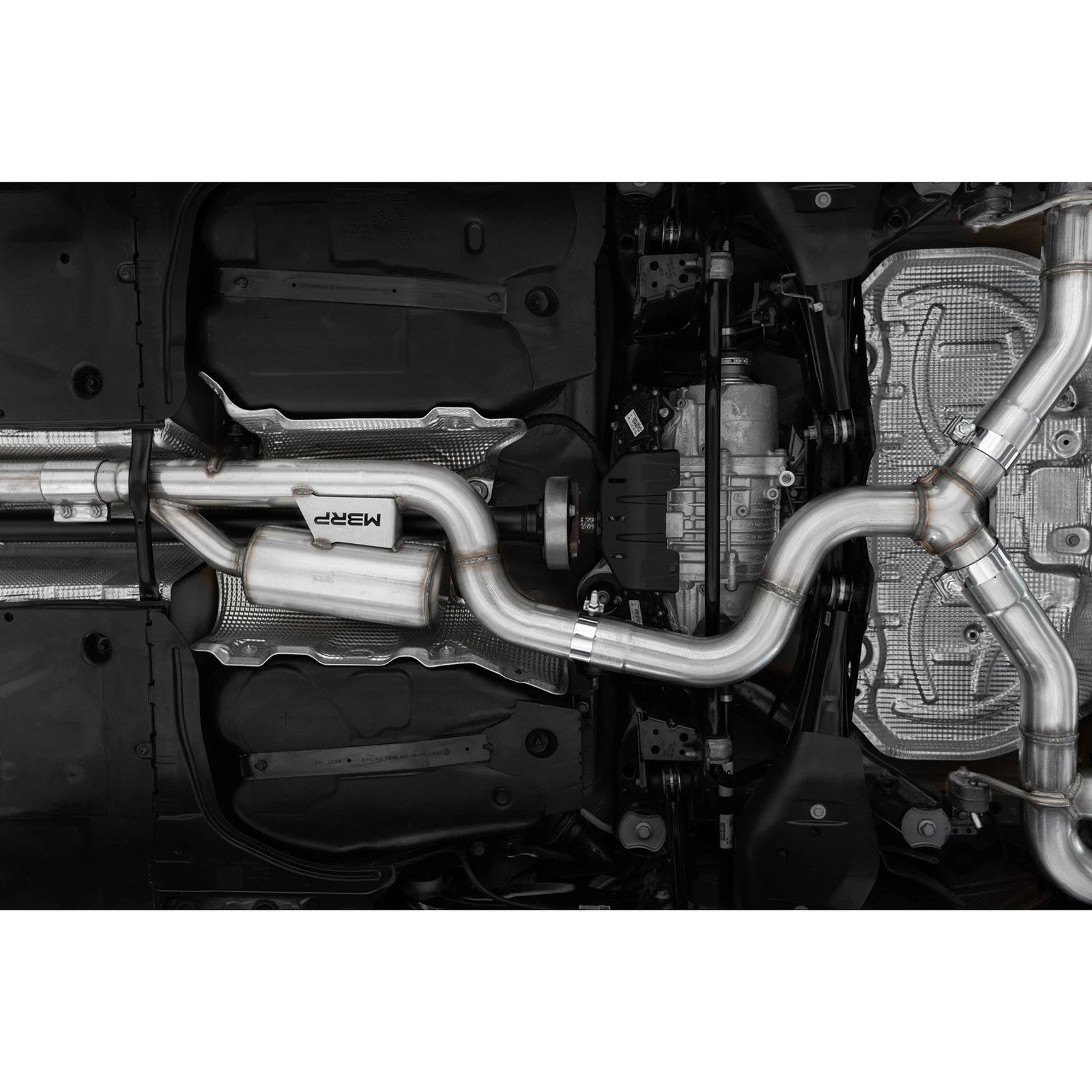 MBRP 2022 Volkswagen Golf R MK8 3in Cat-Back Quad Rear w/ Carbon Fiber Tips Valve Delete Exhaust
