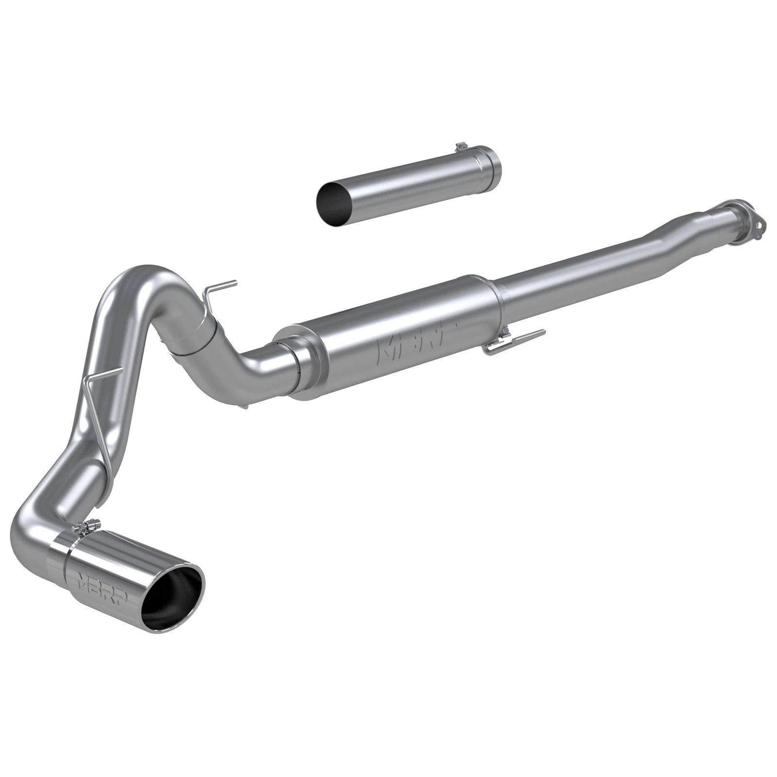 MBRP 2021+ Ford F150 2.7L/3.5L/5.0L 4in Aluminized Steel Cat-Back - RACE VERSION