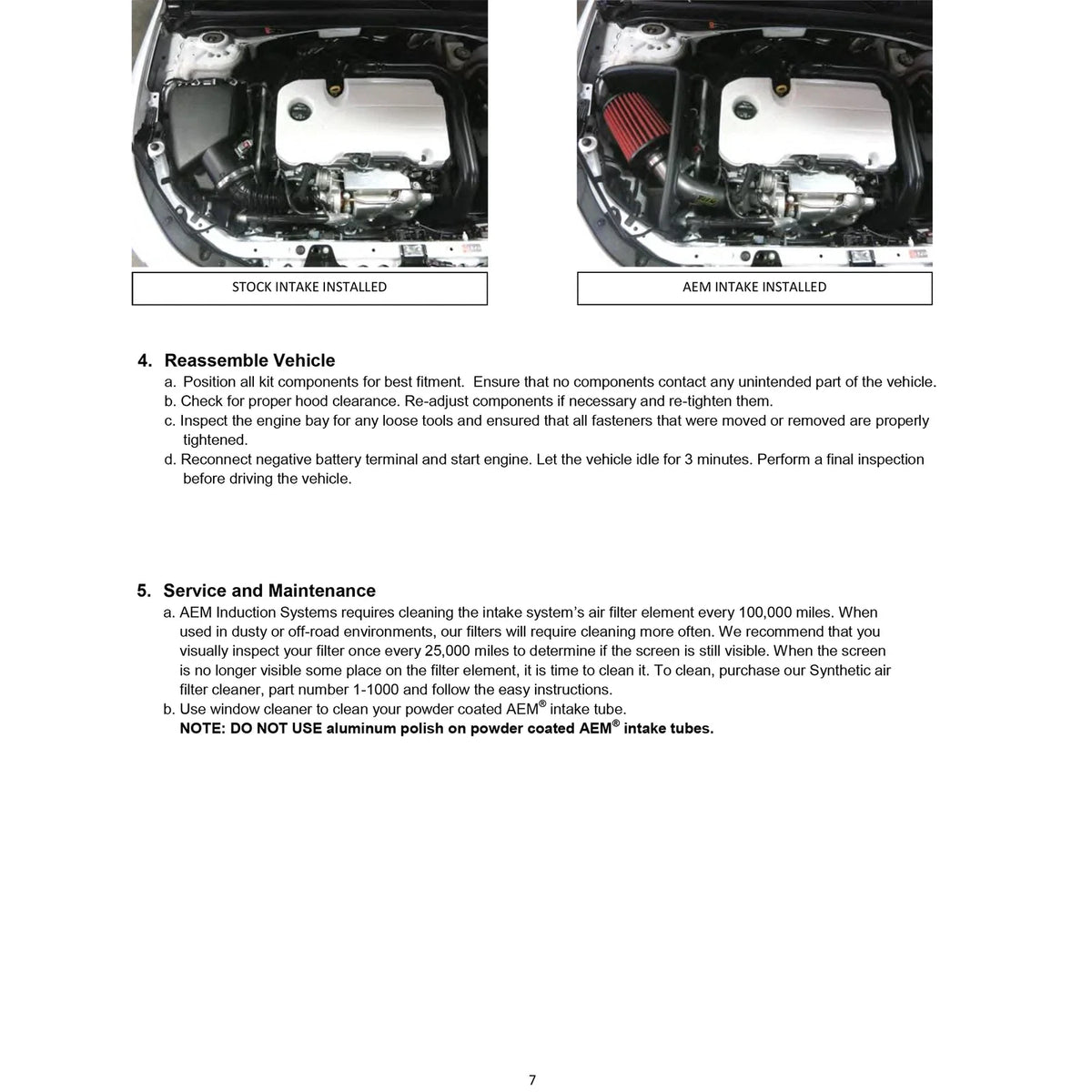 AEM 16-17 Chevrolet Malibu L4-1.5L F/l Cold Air Intake