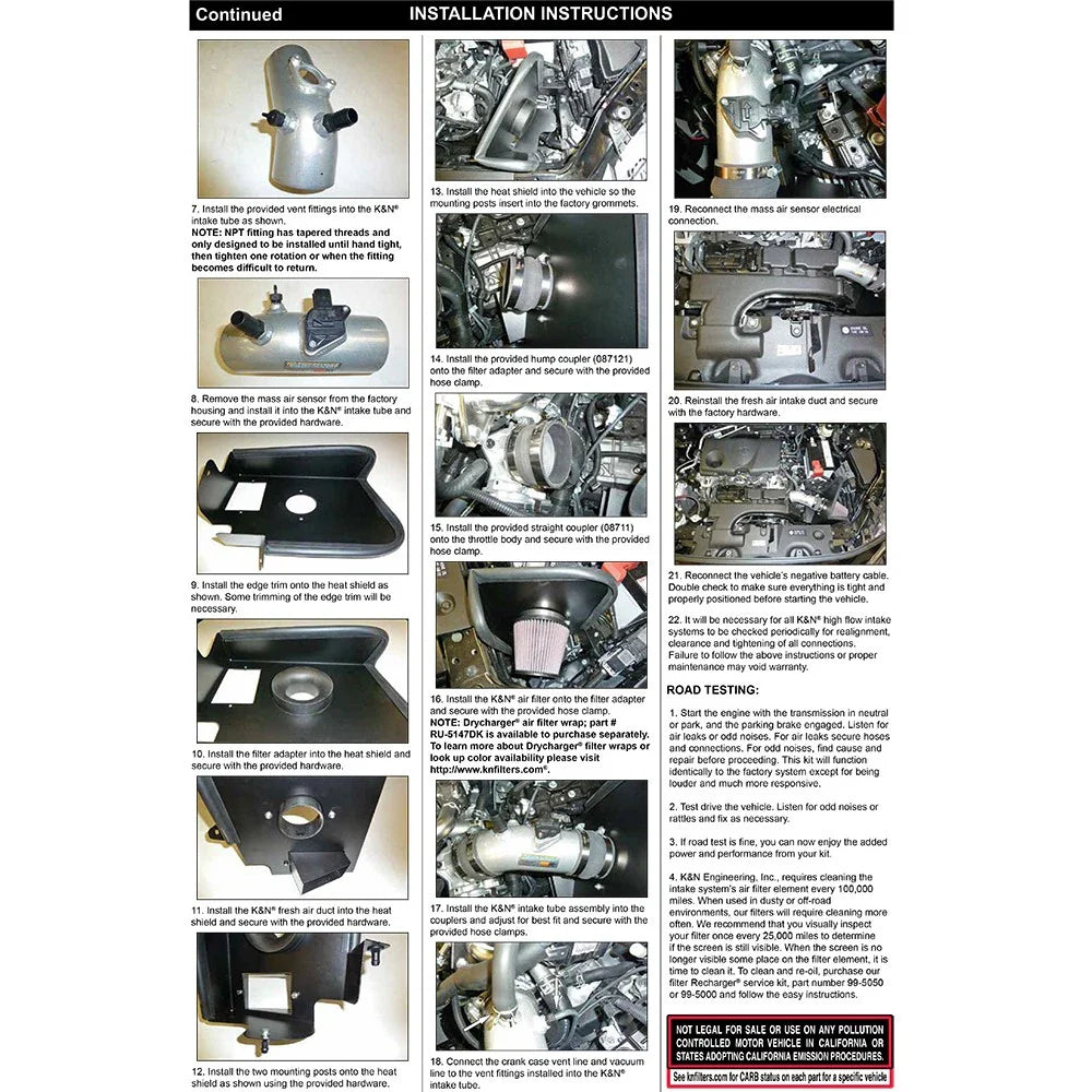 K&N 19 Toyota Rav4 Typhoon Air Intake