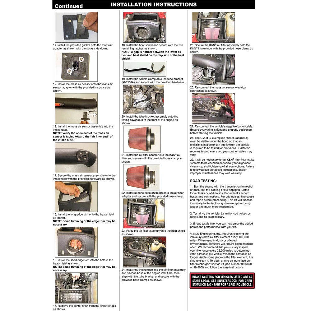 K&N 07-10 Ford Expedition / 09-10 F150 / 07-10 Lincoln Navigator 5.4L V8 Performance Intake Kit
