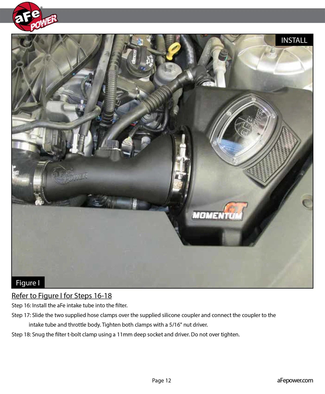 aFe Momentum Air Intake System PRO 5R Stage-2 13-15 Cadillac ATS 3.6L V6
