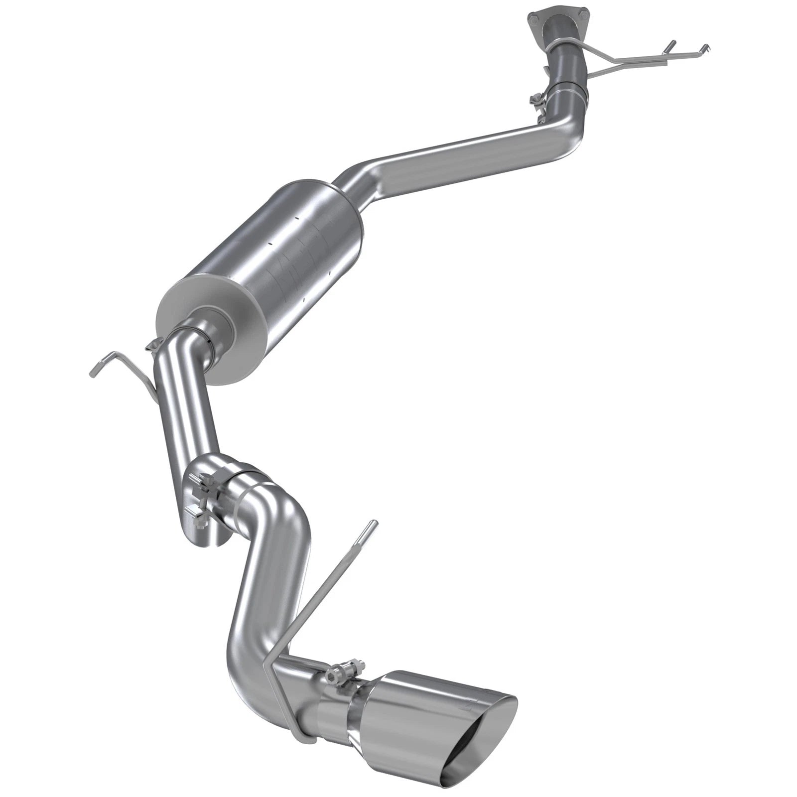 MBRP 17-20 Honda Ridgeline 3.6L Aluminized Steel 2.5in. Cat-Back Exhaust - Single Side