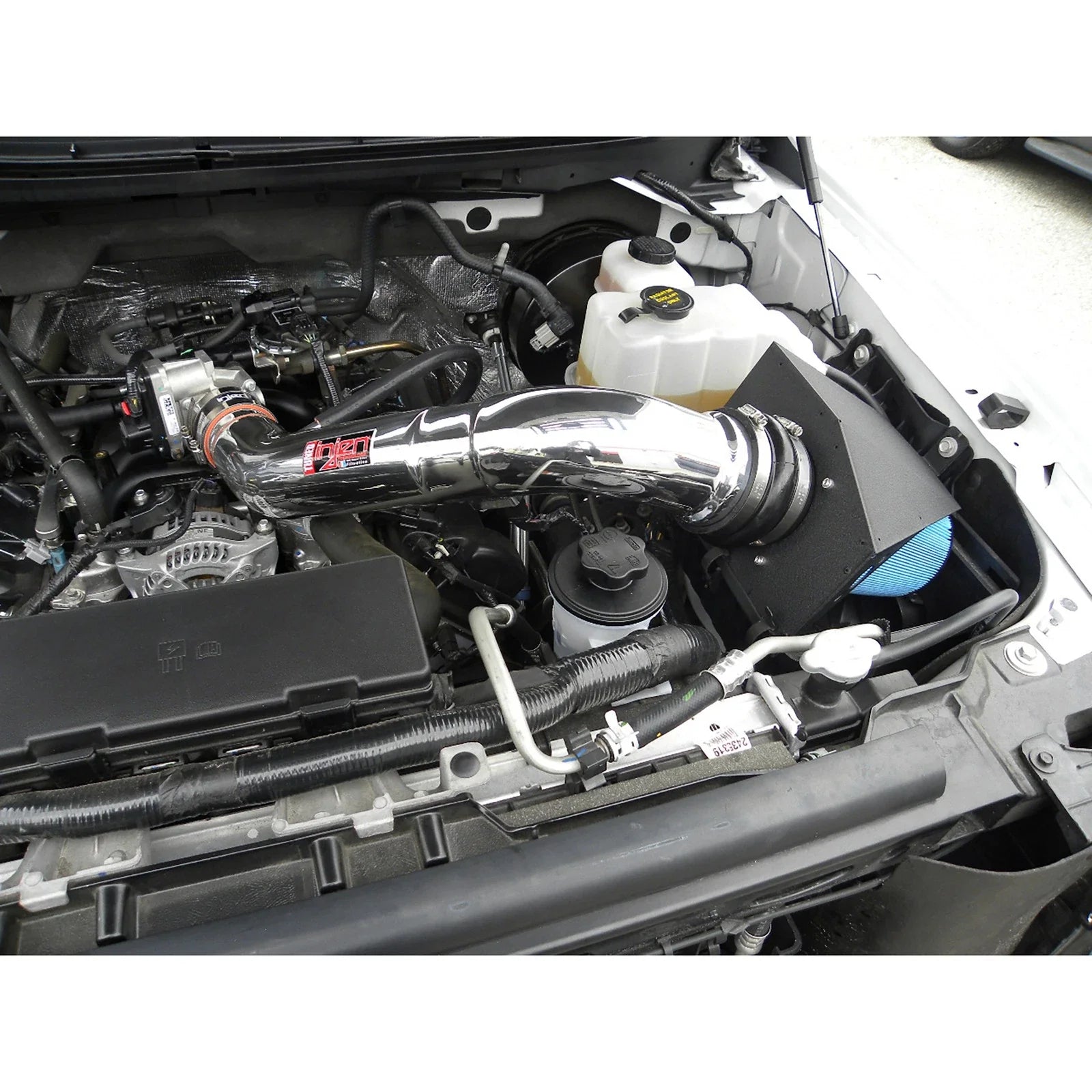 Injen 09-10 Ford F-150 2 valve V8 4.6L Wrinkle Black Power-Flow Air Intake System