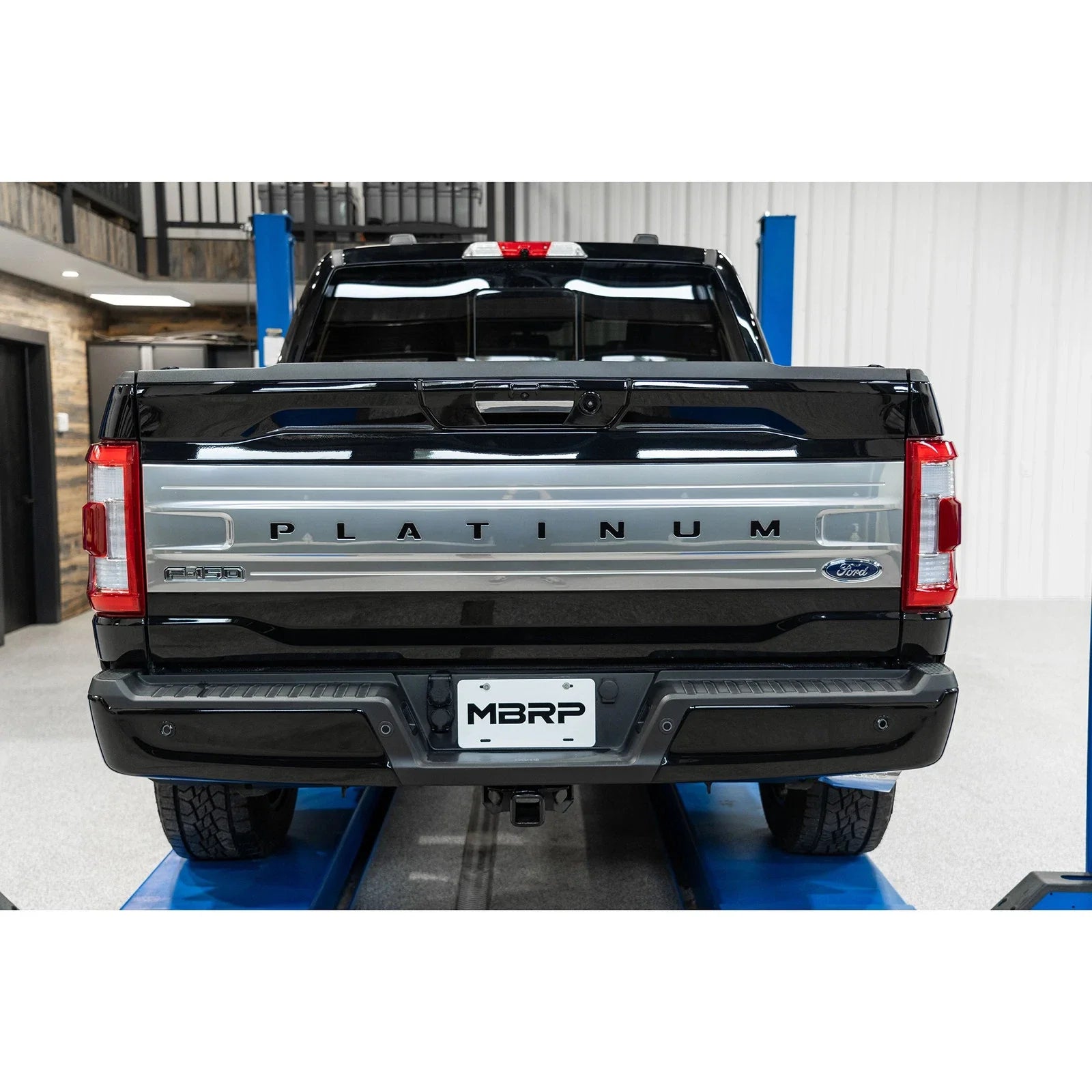 MBRP 2021+ Ford F-150 Powerboost Hybrid 3in Single Side Exit - Aluminized Steel