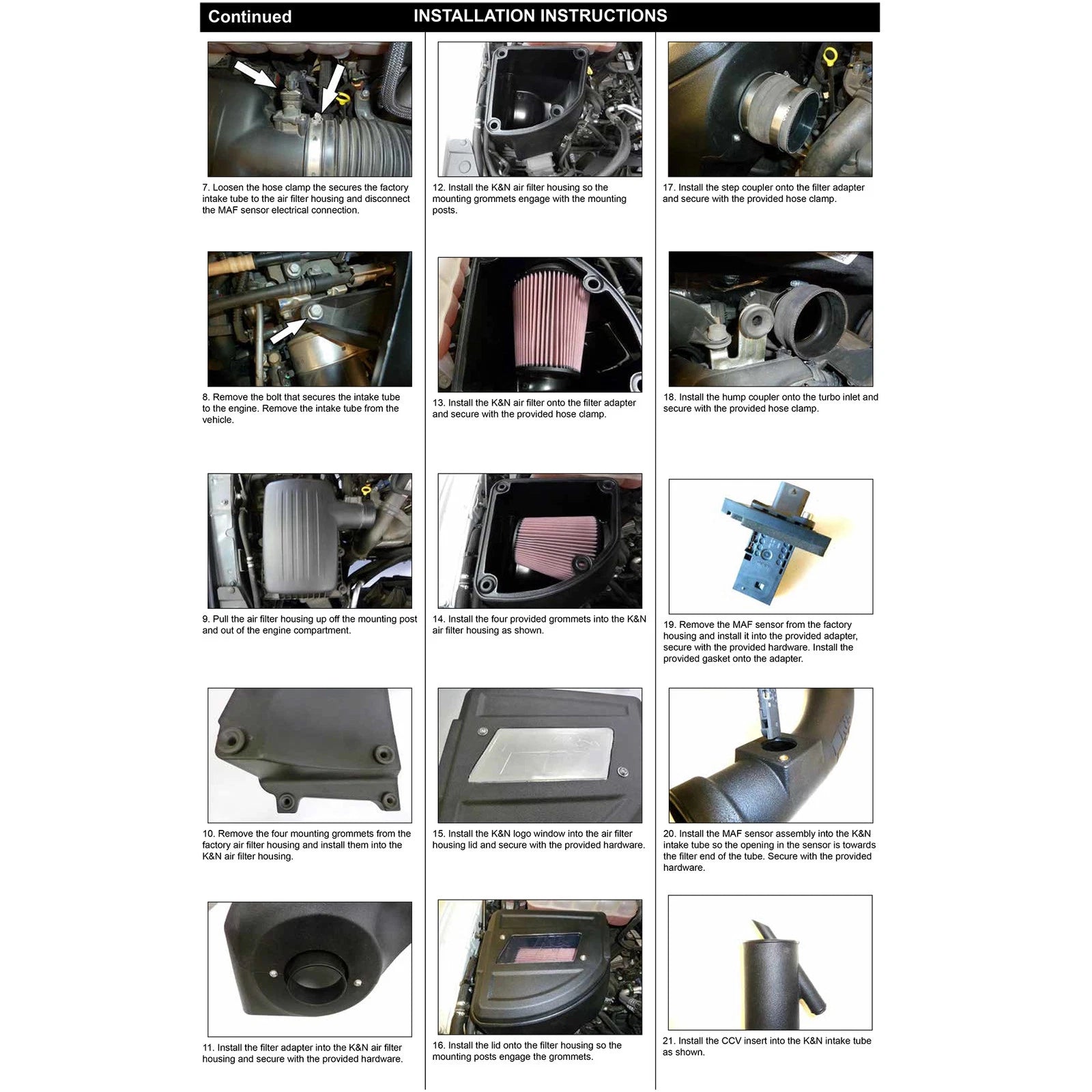 K&N 20-23 RAM 1500 V6 3.0L Diesel Performance Air Intake System