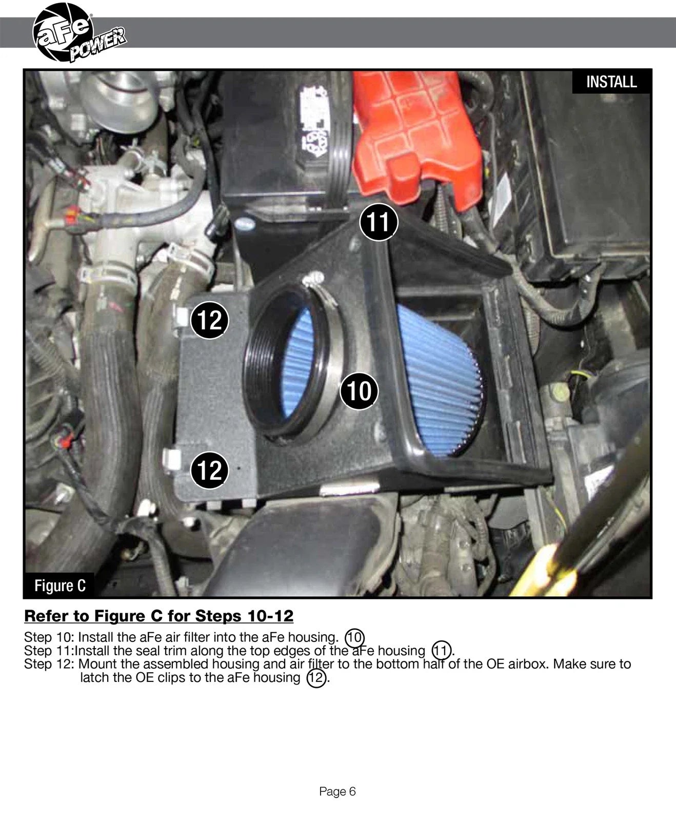 aFe Magnum FORCE Stage-2 Pro 5R Cold Air Intake System 09-14 Ford Edge V6-3.5L