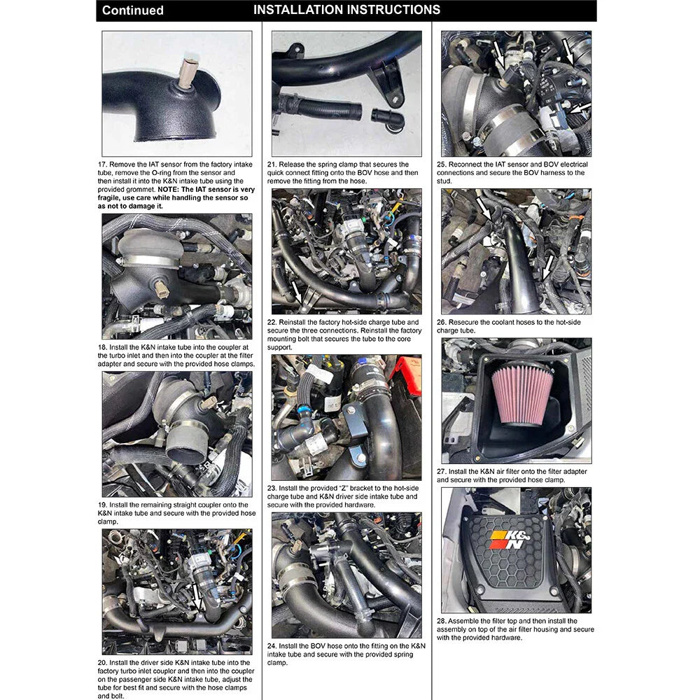 K&N 2021 Ford Bronco V6-2.7L F/I AirCharger Performance Intake