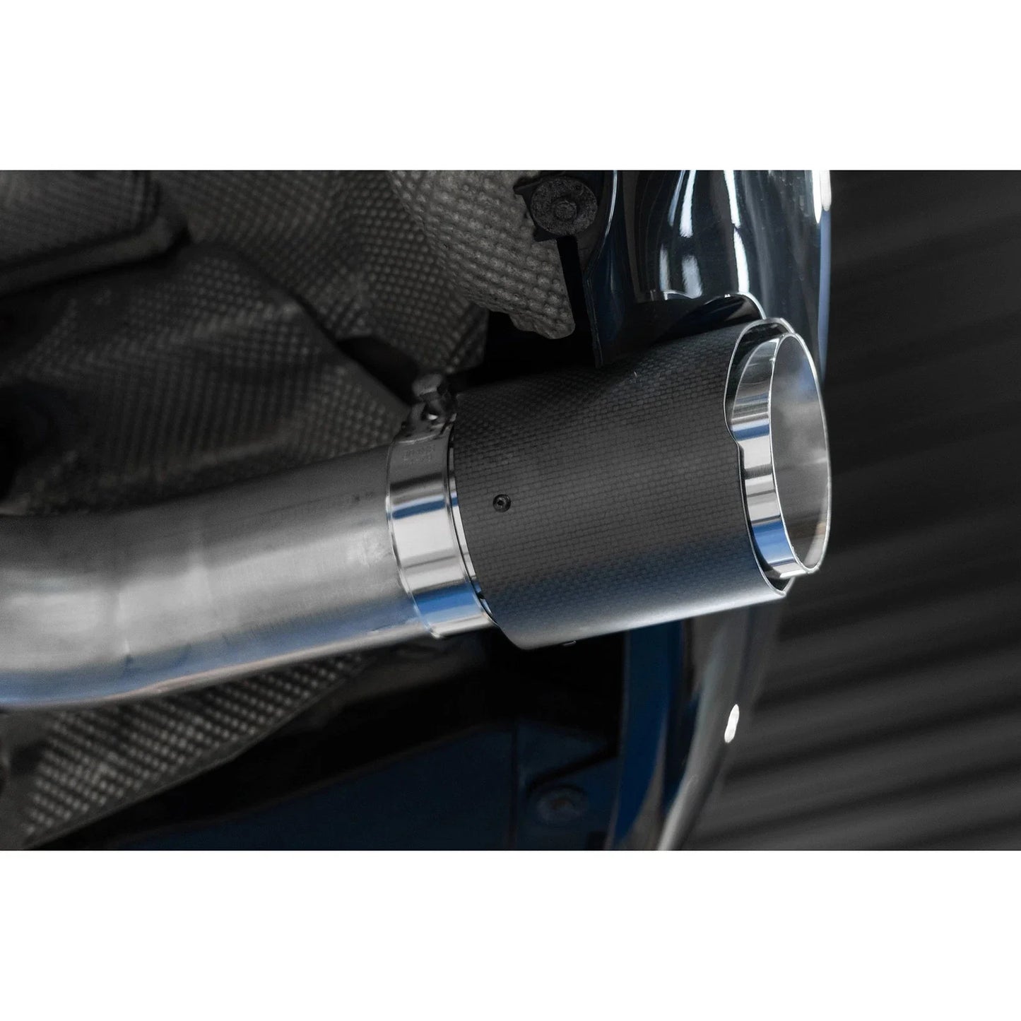 MBRP 17-21 BMW M240I 3.0L 3in Axle Back Dual Rear Exit w/ T304 SS Carbon Fiber Tips (Street Version)