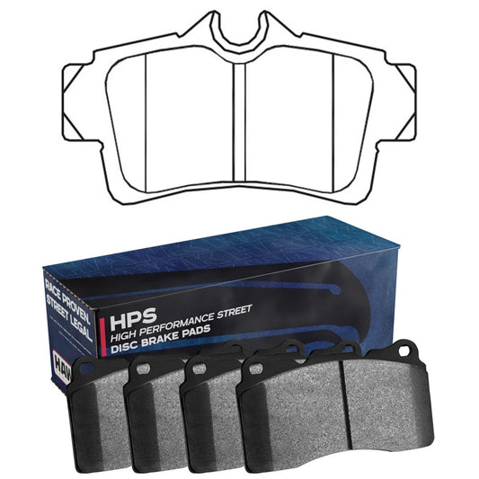 Hawk 94-04 Ford Mustang HPS Street Rear Brake Pads