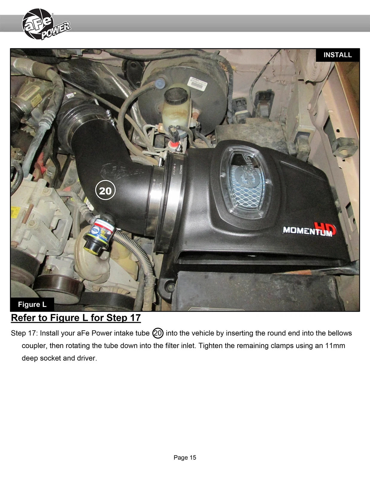 aFe POWER Momentum HD Cold Air Intake System w/ Pro Dry S Media 94-97 Ford Powerstroke 7.3L