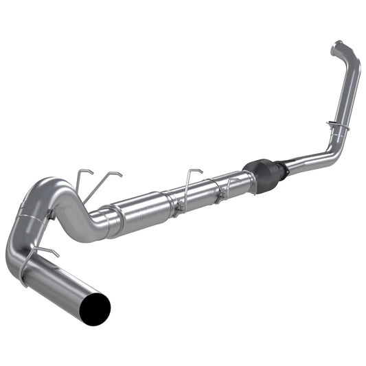 MBRP F-250/350 6.0L EC/CC 5in Turbo Back (Stock Cat) Single Side Exit AL