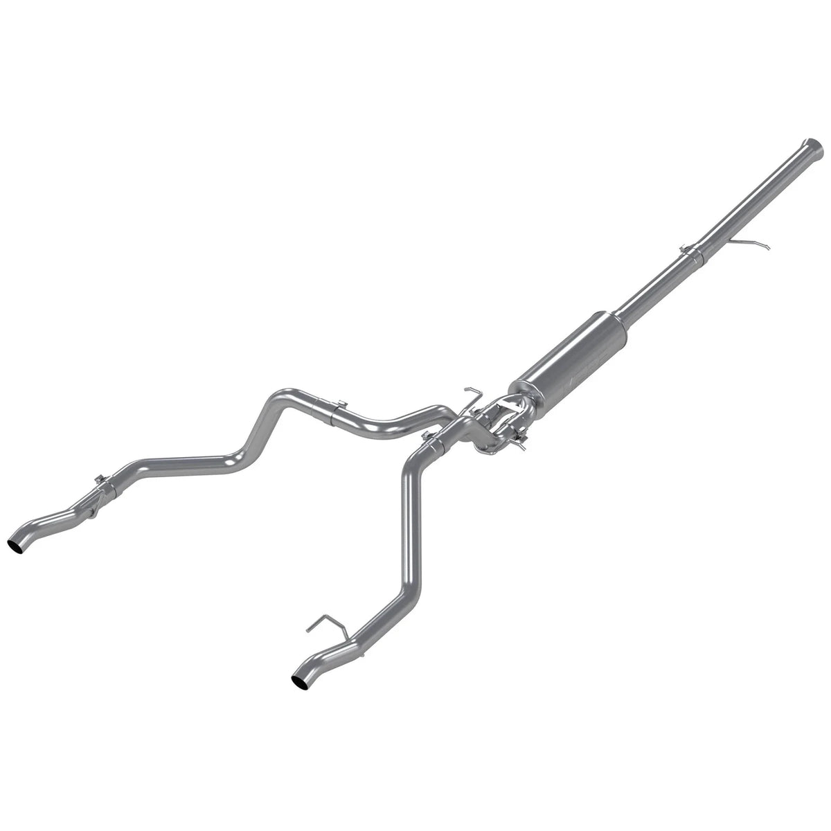 MBRP 19-Up Chevy Silverado 1500 6.2L 2.5in Catback Dual Rear Exit T304 SS
