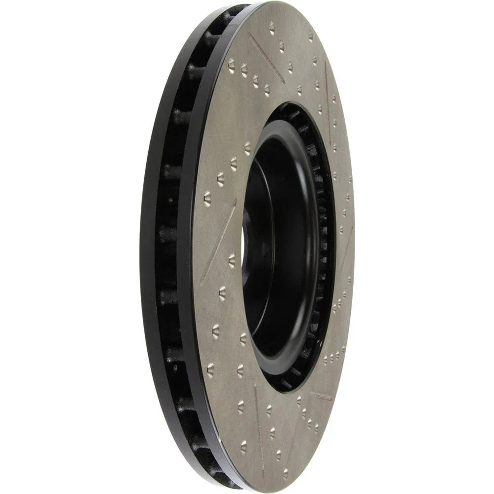 StopTech 05-10 Subaru Impreza WRX/STi Slotted & Drilled Right Front Rotor