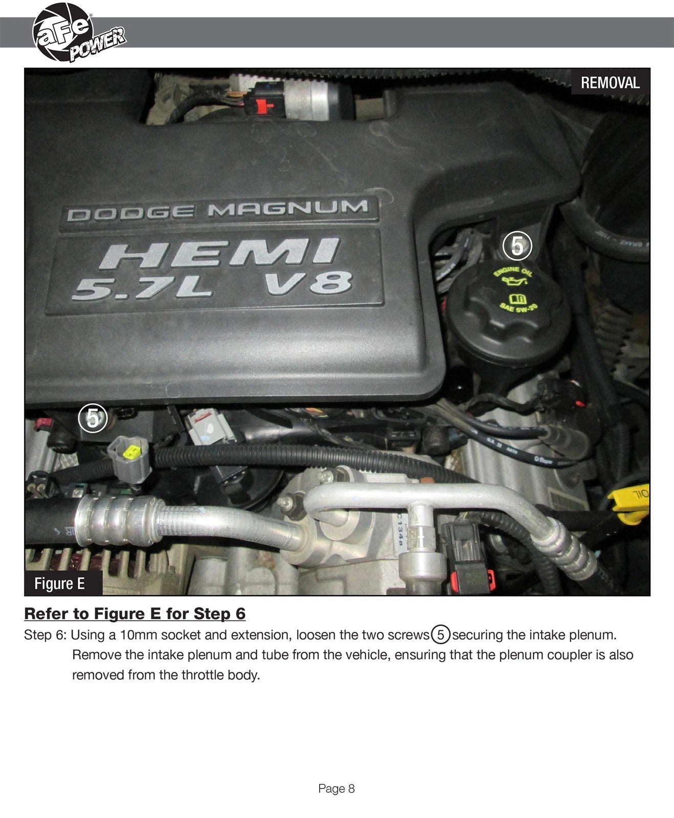 aFe Quantum Cold Air Intake System w/ Pro Dry S Media 19 Dodge RAM 1500 03-08 V8-5.7L HEMI