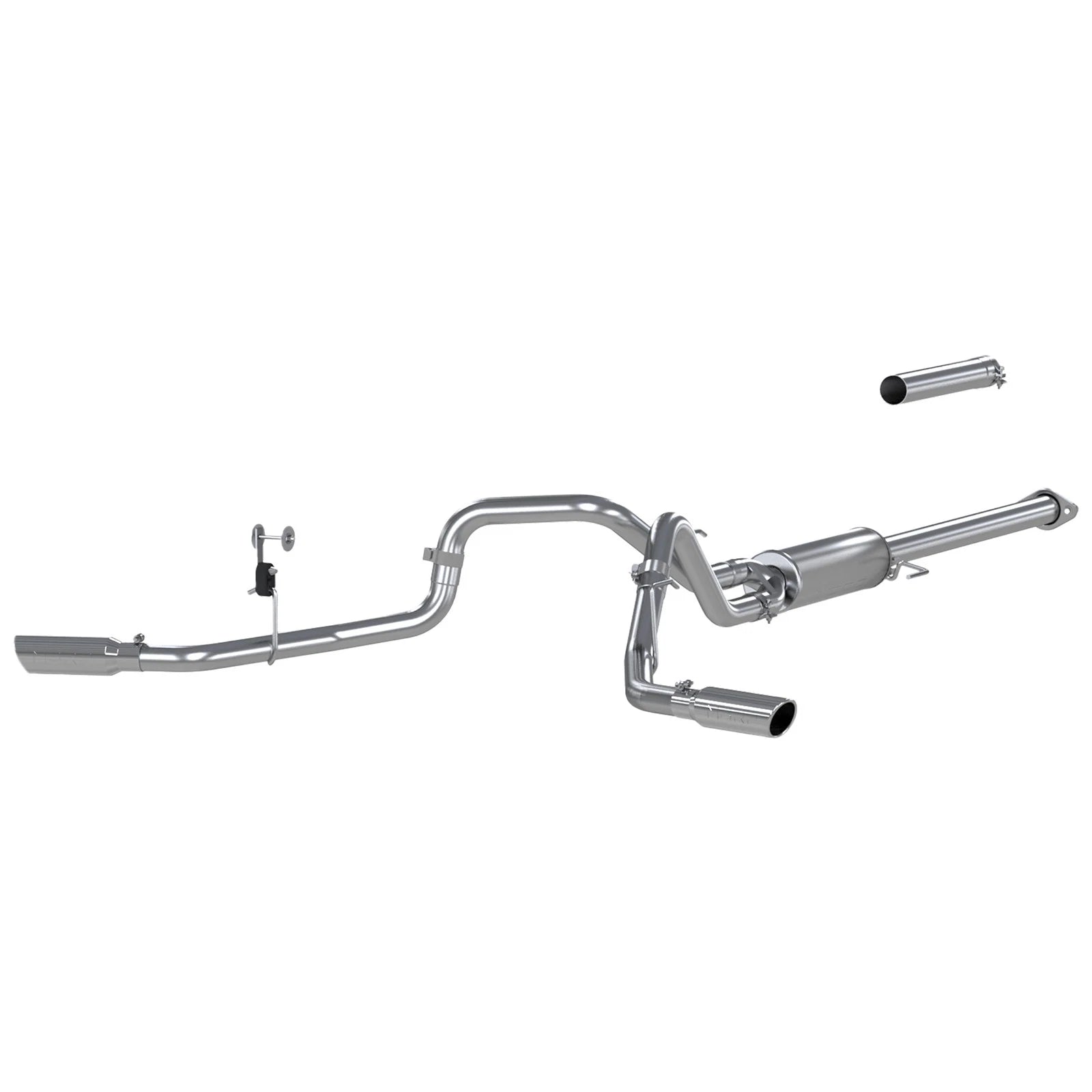 MBRP 2015 Ford F-150 2.7L / 3.5L EcoBoost 2.5in Cat Back Dual Side Split Alum Exhaust System