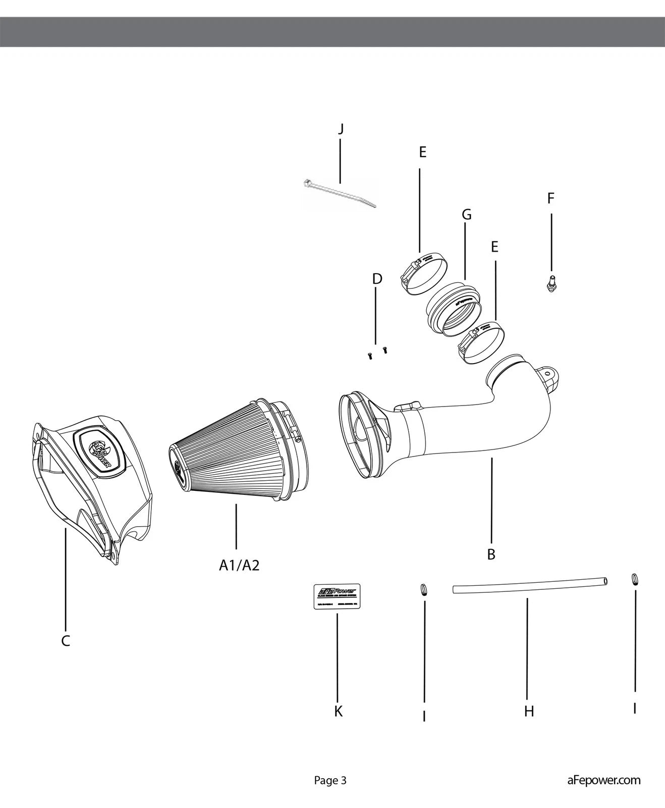 aFe Momentum Carbon Fiber Cold Air Intake System PDS/P5R 15-16 Chevrolet Corvette Z06 V8-6.2L