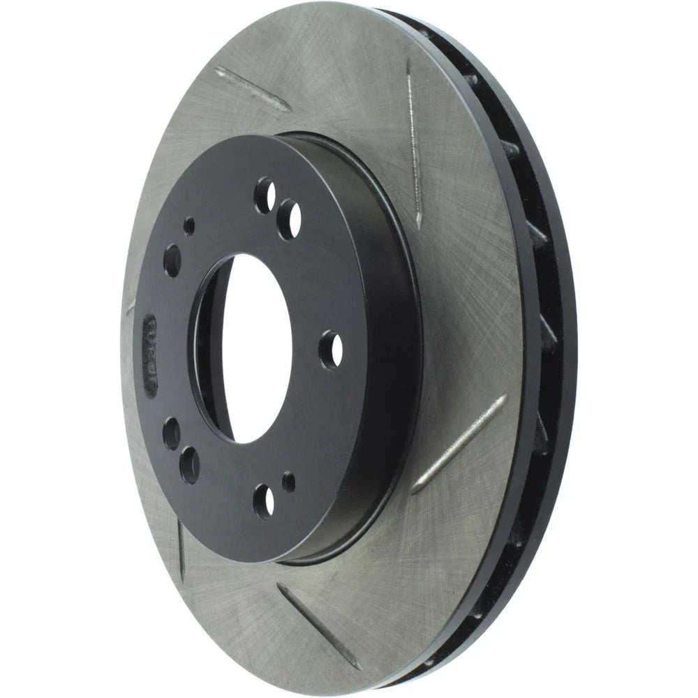 StopTech Power Slot 4/89-00 Mitsubishi Eclipse GST / 2/98-01 Galant 4 cyl Slotted Left Front Rotor