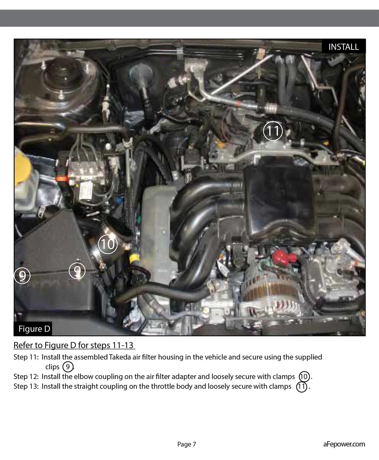 aFe Takeda Intake Stage-2 PRO DRY S 10-13 Subaru Outback H6 3.6L