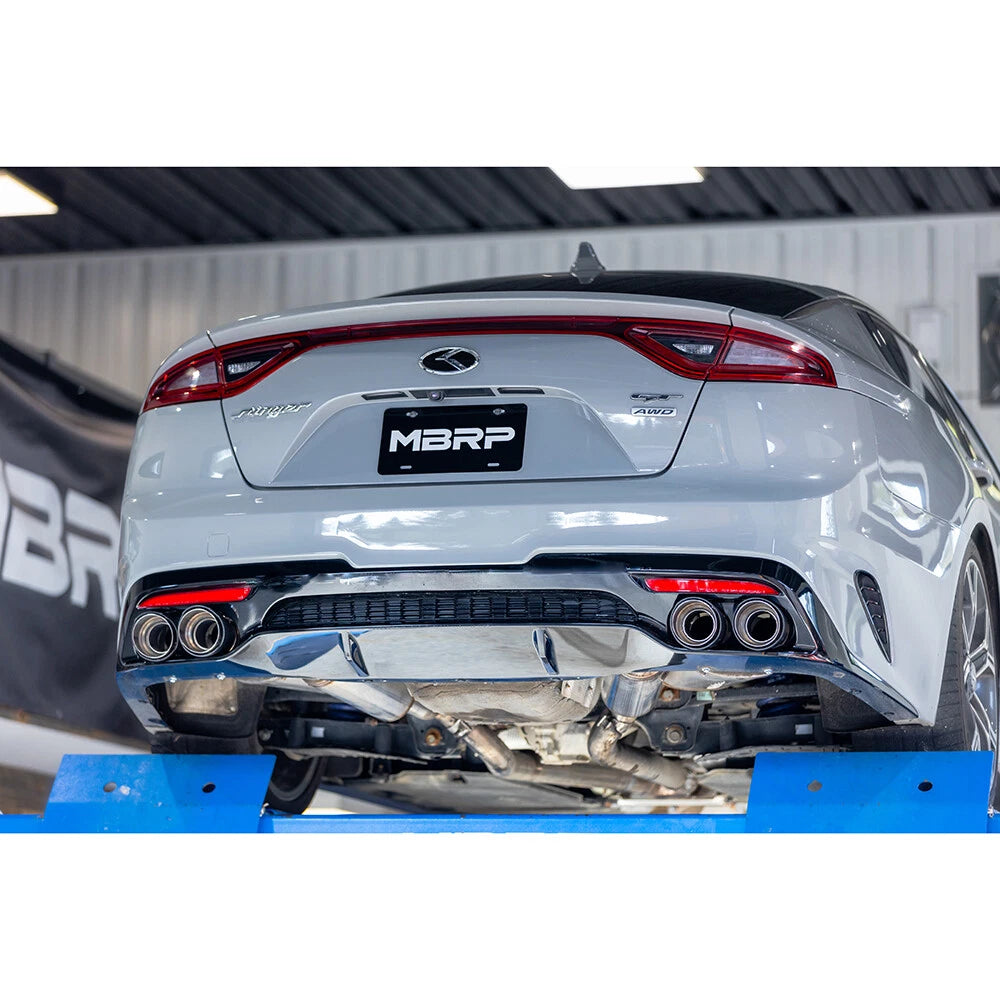 MBRP 18-22 Kia Stinger GT Bezel Kit Quad Tip CF