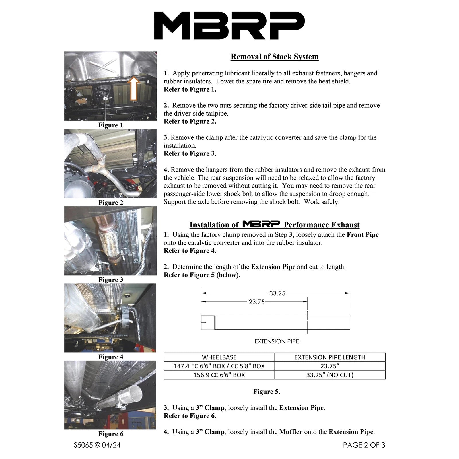 MBRP 19-Up Chevy Silverado 1500 6.2L 2.5in Catback Dual Rear Exit Aluminized