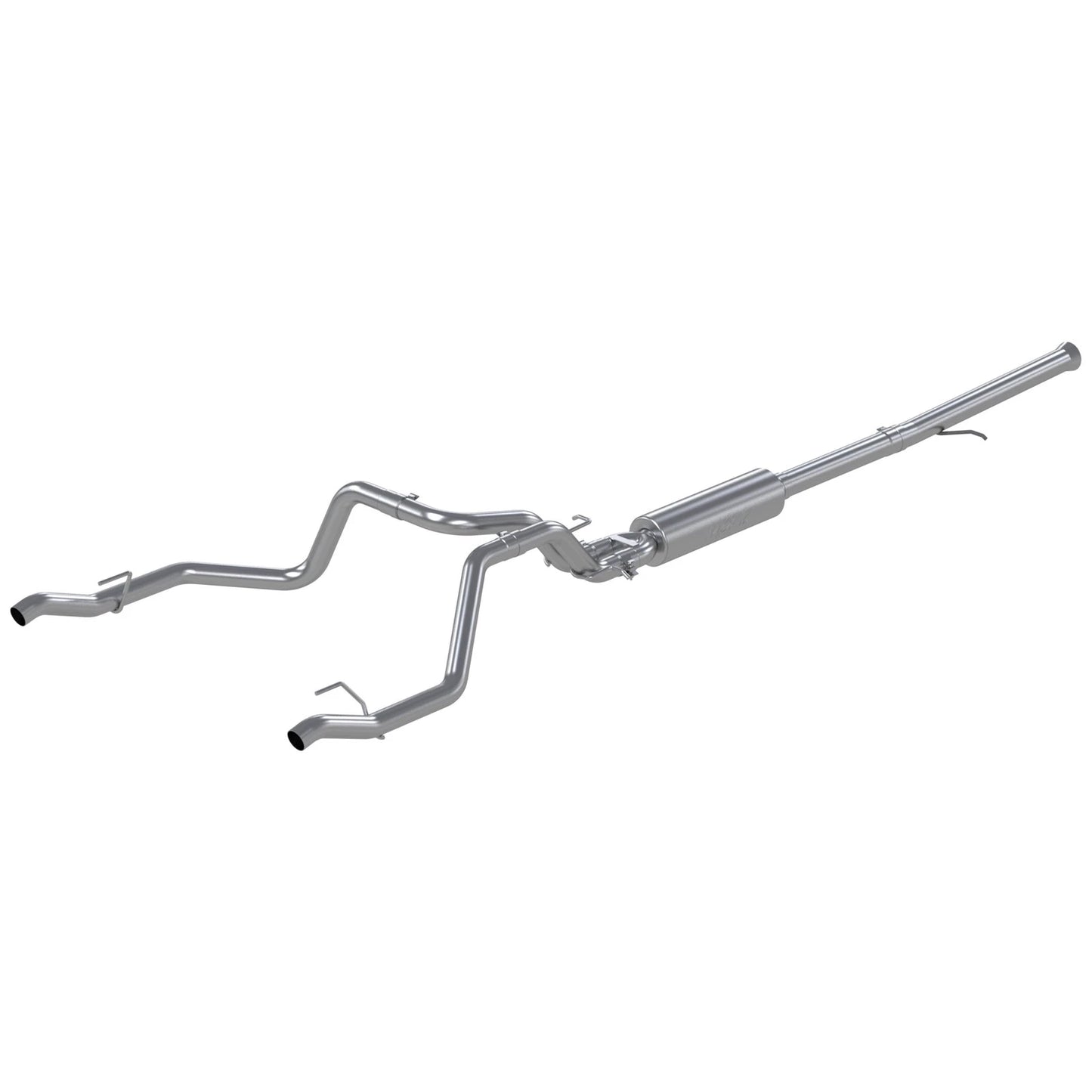 MBRP 19-Up Chevy Silverado 1500 6.2L 2.5in Catback Dual Rear Exit Aluminized