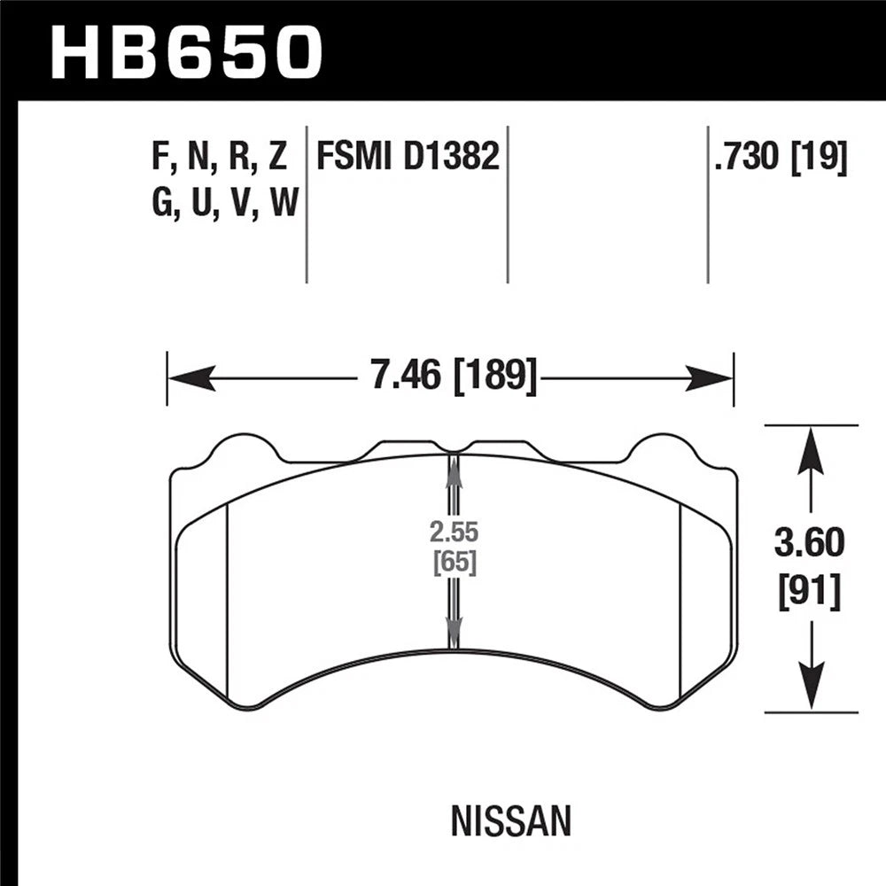 Hawk 09-11 Nissan GT-R HPS Street Front Brake Pads