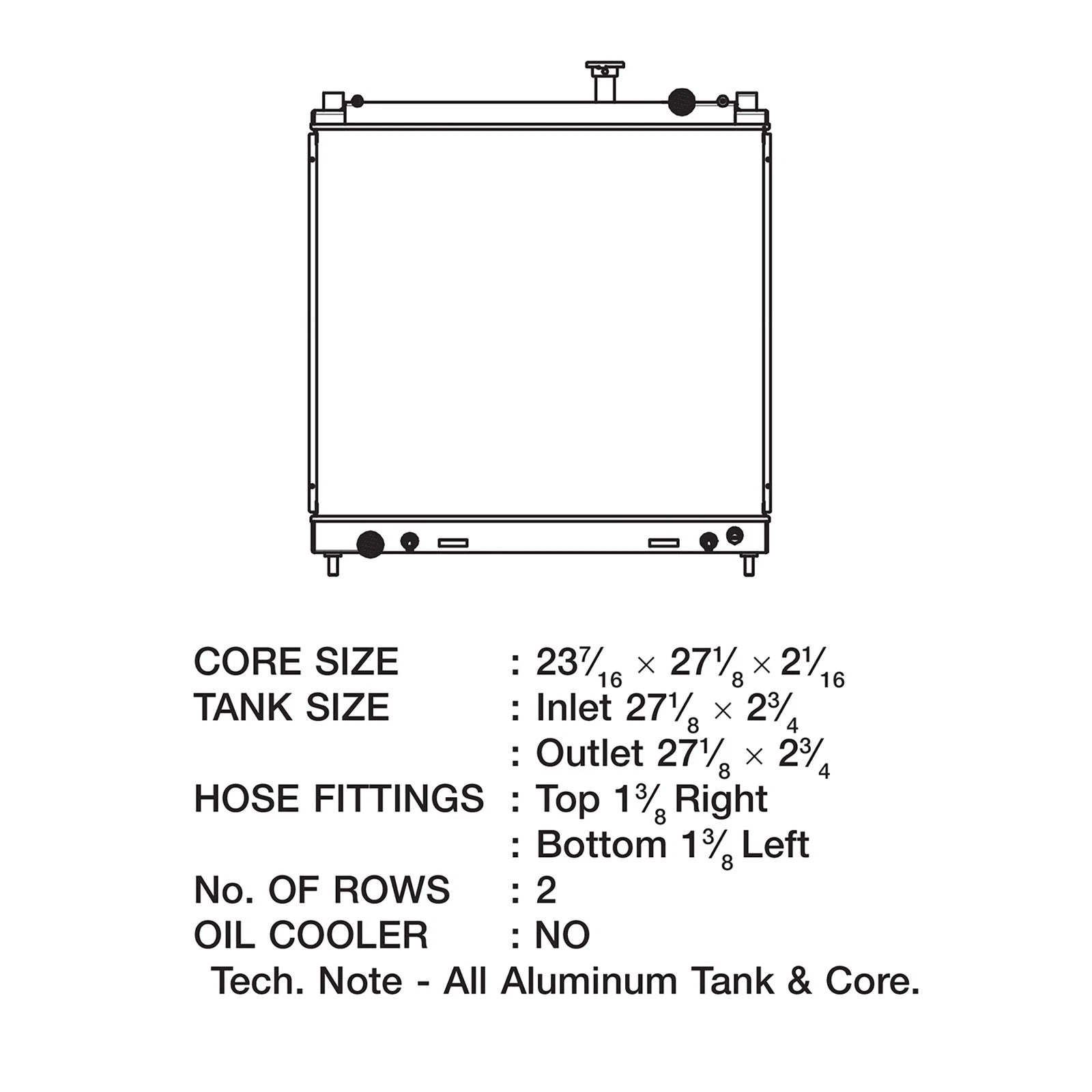 CSF 04-15 Nissan Titan Armada Radiator