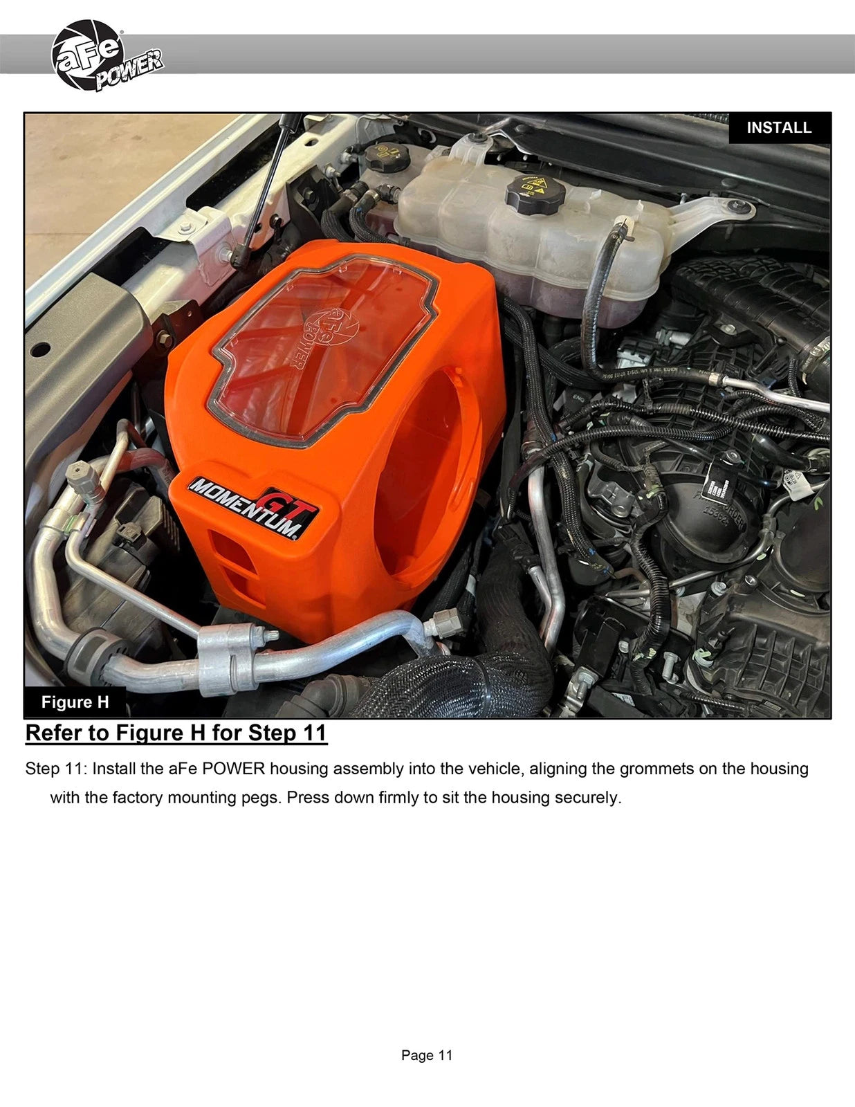aFe 2025 RAM 1500 L6-3.0L (tt) Momentum GT Orange Edition Air Intake w/ Blk Pro 5R Filter (MOQ 12)
