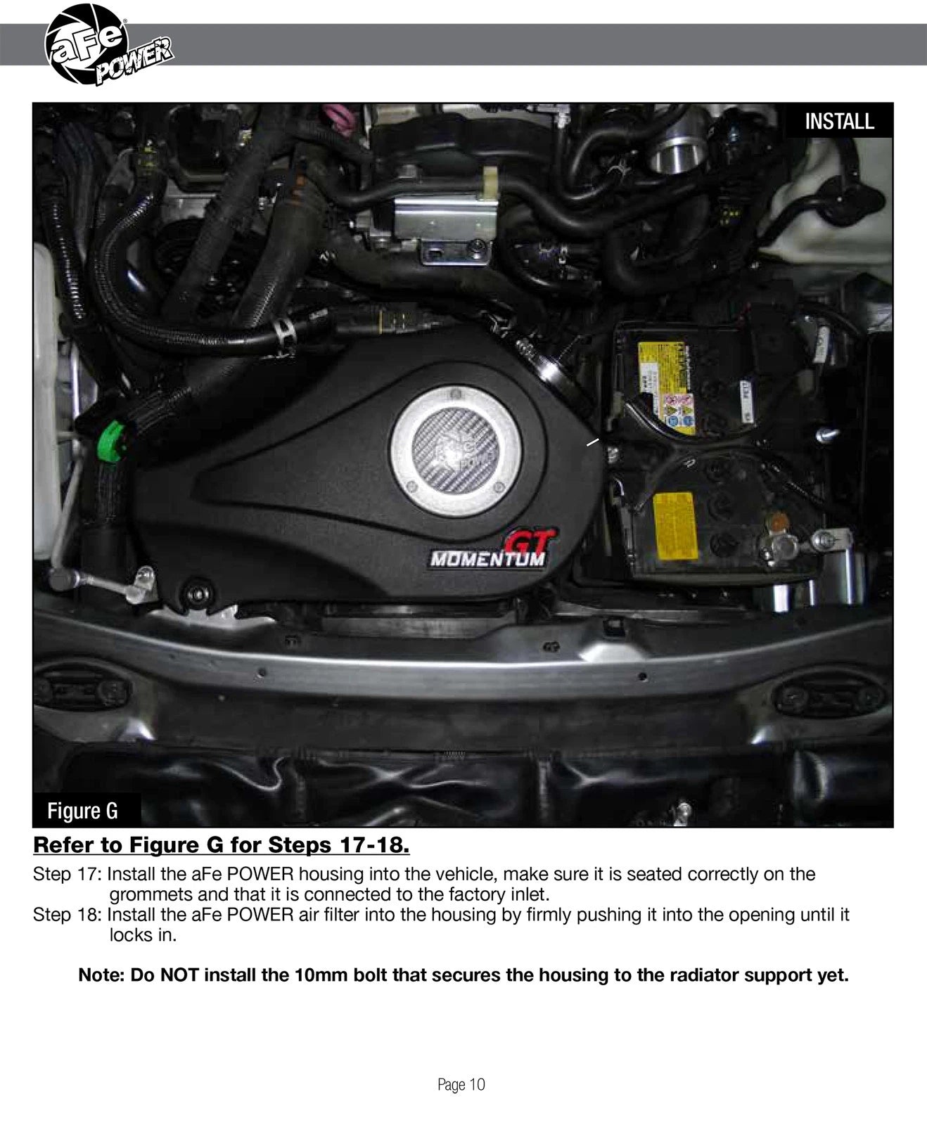 aFe Momentum GT Pro DRY S Cold Air Intake System 17-18 Fiat 124 Spider I4 1.4L (t)